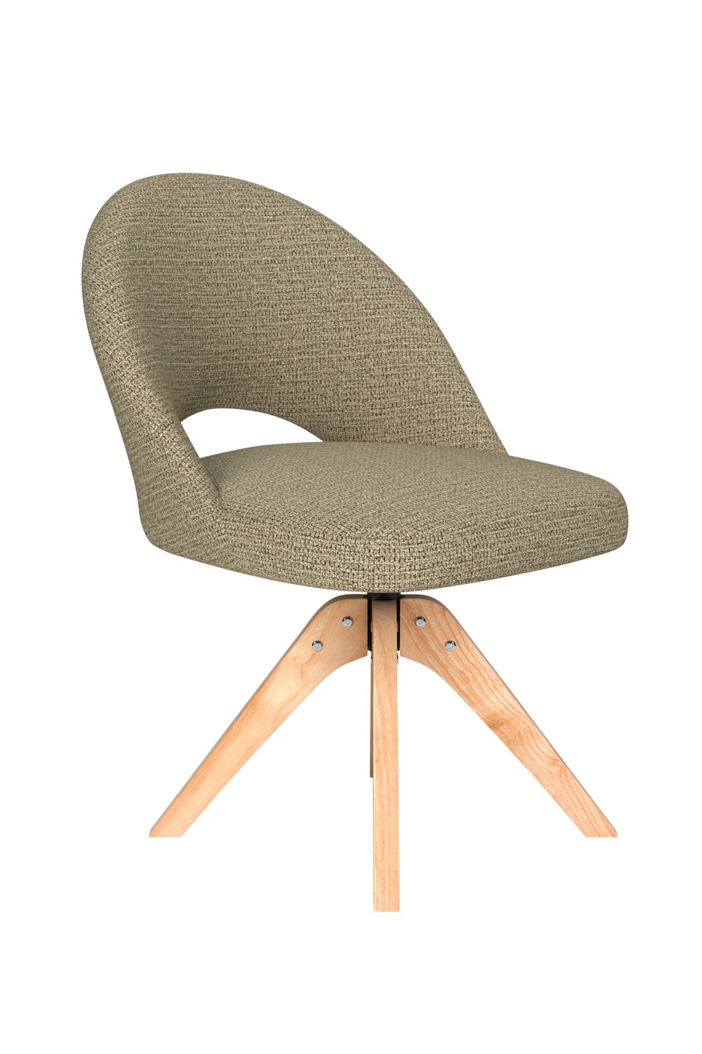Cut-Out Wooden Swivel Chair | DF Mick | Oroa.com