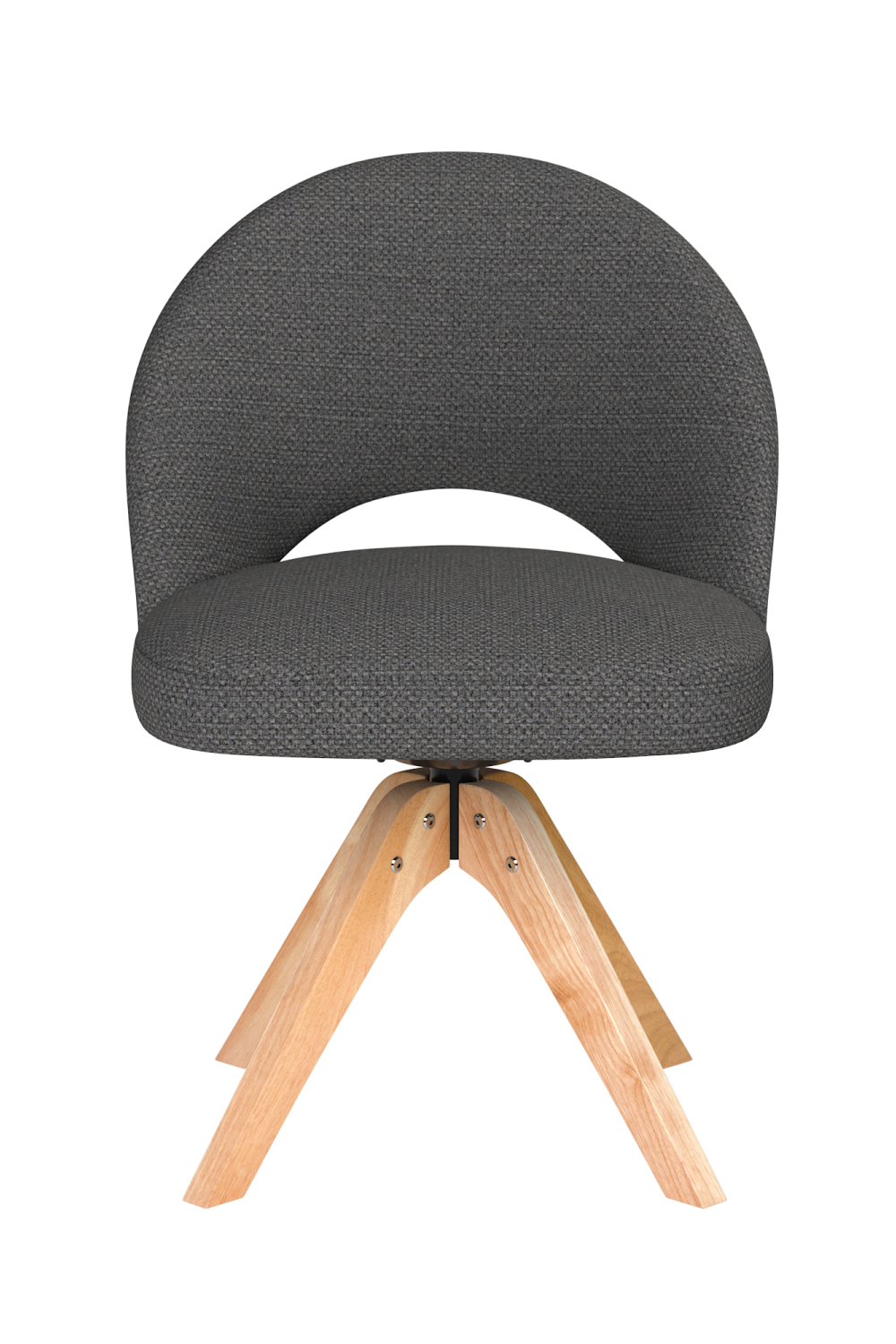 Cut-Out Wooden Swivel Chair | DF Mick | Oroa.com