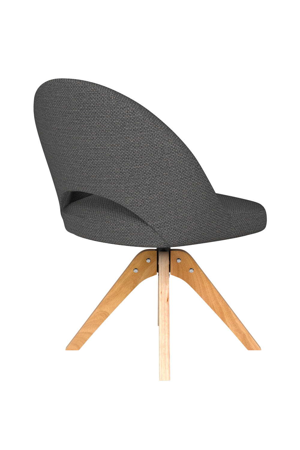 Cut-Out Wooden Swivel Chair | DF Mick | Oroa.com