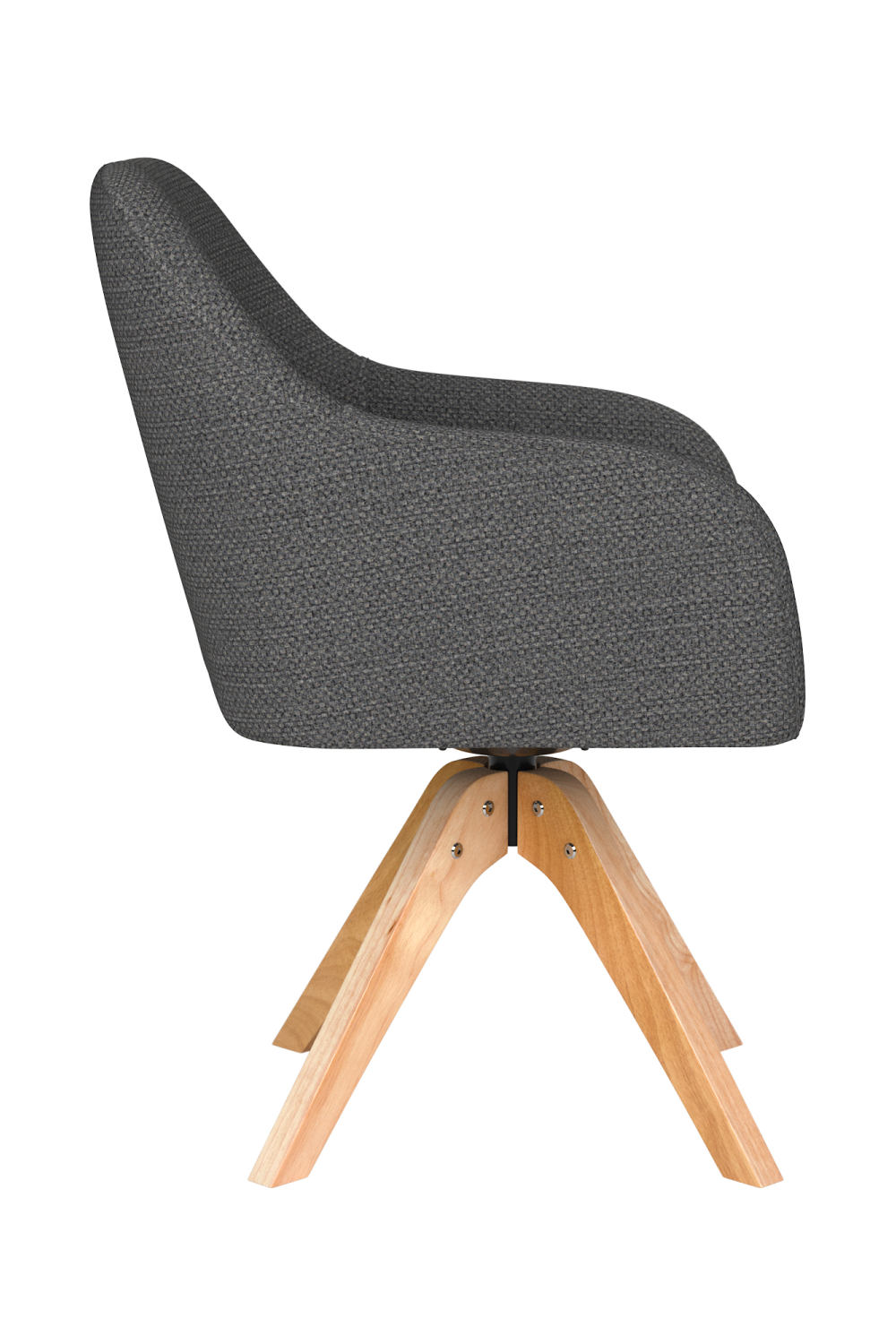 Upholstered Wooden Swivel Armchair | DF Otis | Oroa.com