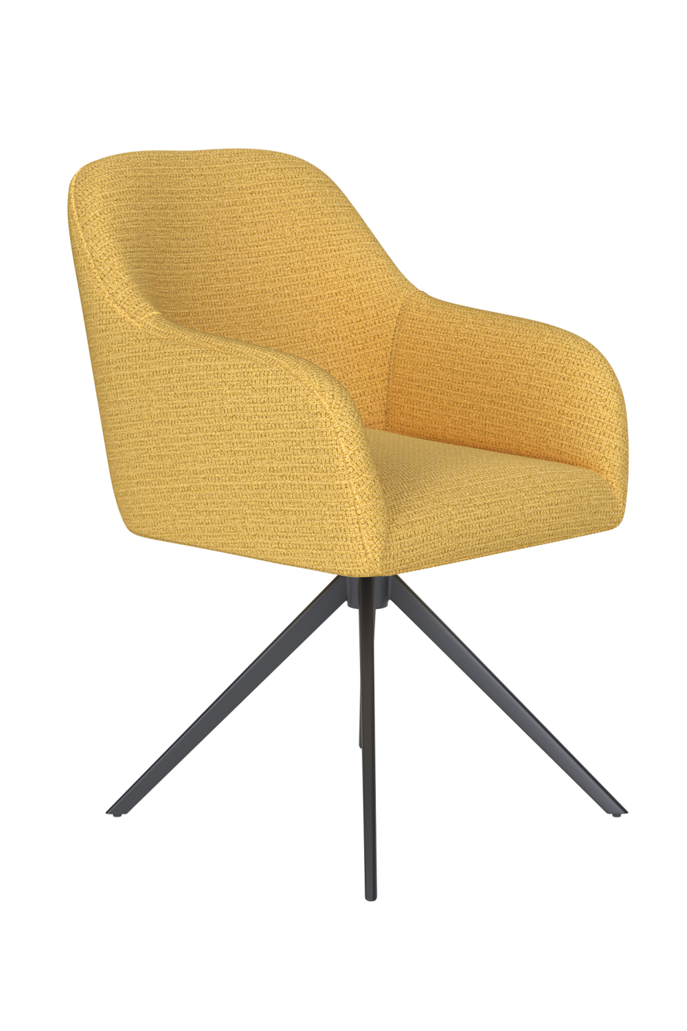 Upholstered Dining Swivel Armchair | DF Otis | OROA.com