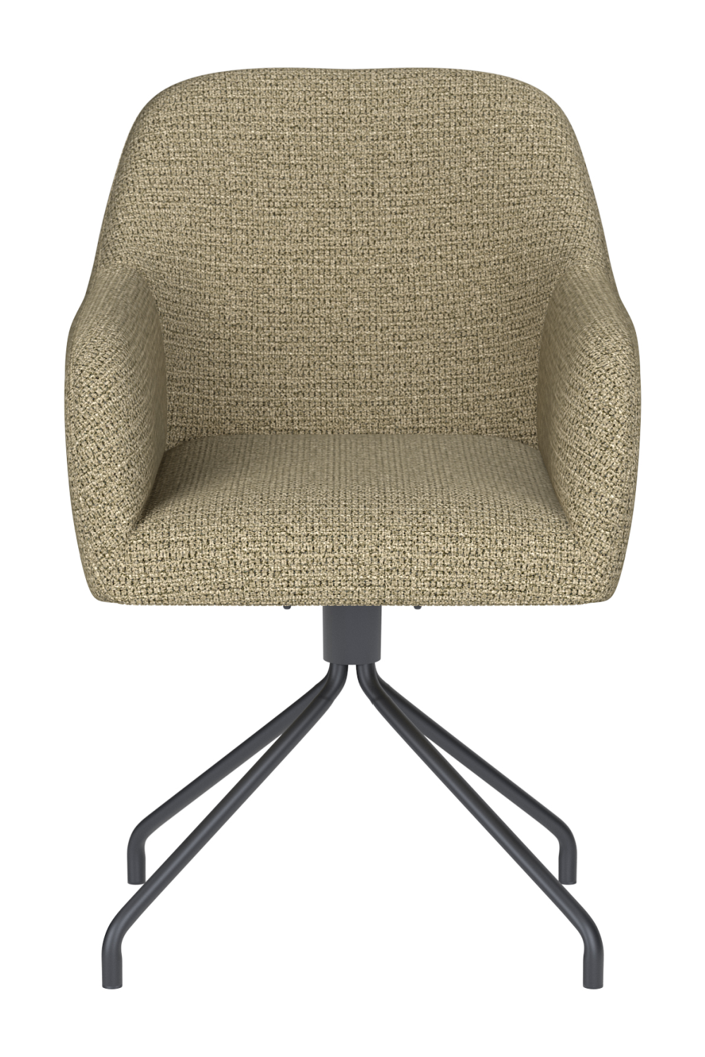 Upholstered Spider Swivel Armchair | DF Otis | OROA.com