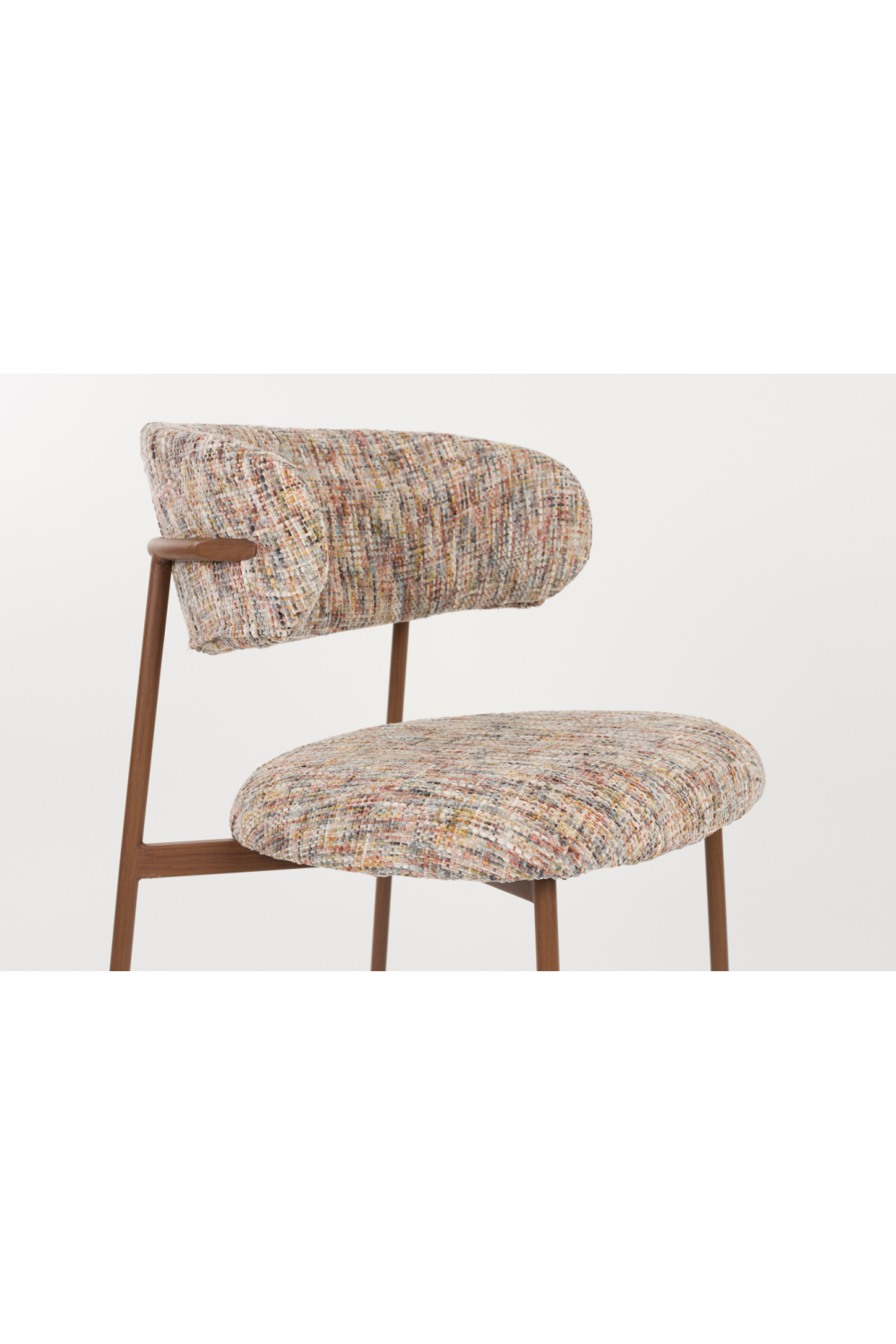 Iron Framed Curve Dining Chairs (2) | DF Claes | OROA.com