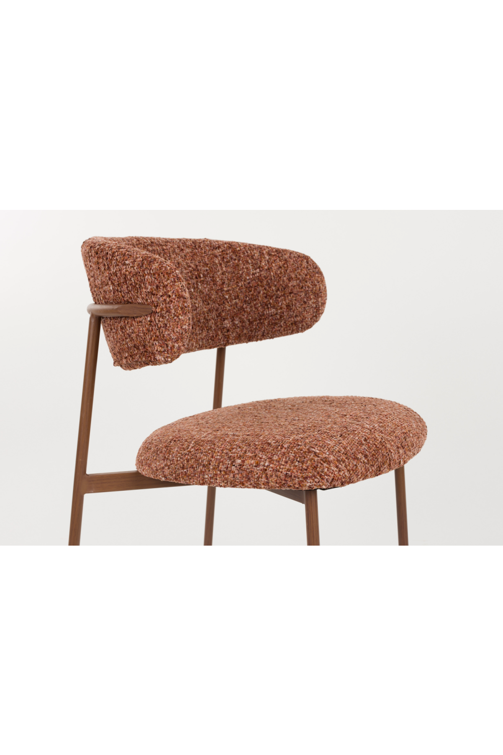 Iron Framed Curve Dining Chairs (2) | DF Claes | OROA.com