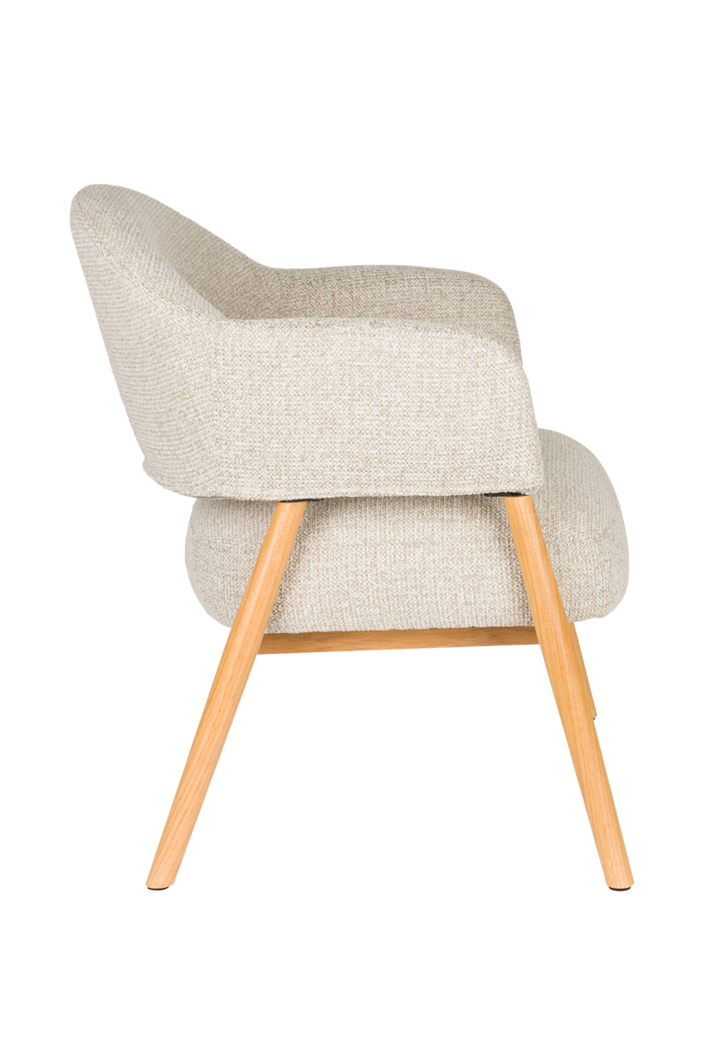 Oak Framed Lounge Chair | DF Indy | OROA.com