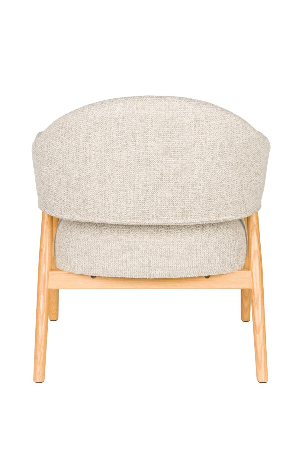 Oak Framed Lounge Chair | DF Indy | OROA.com