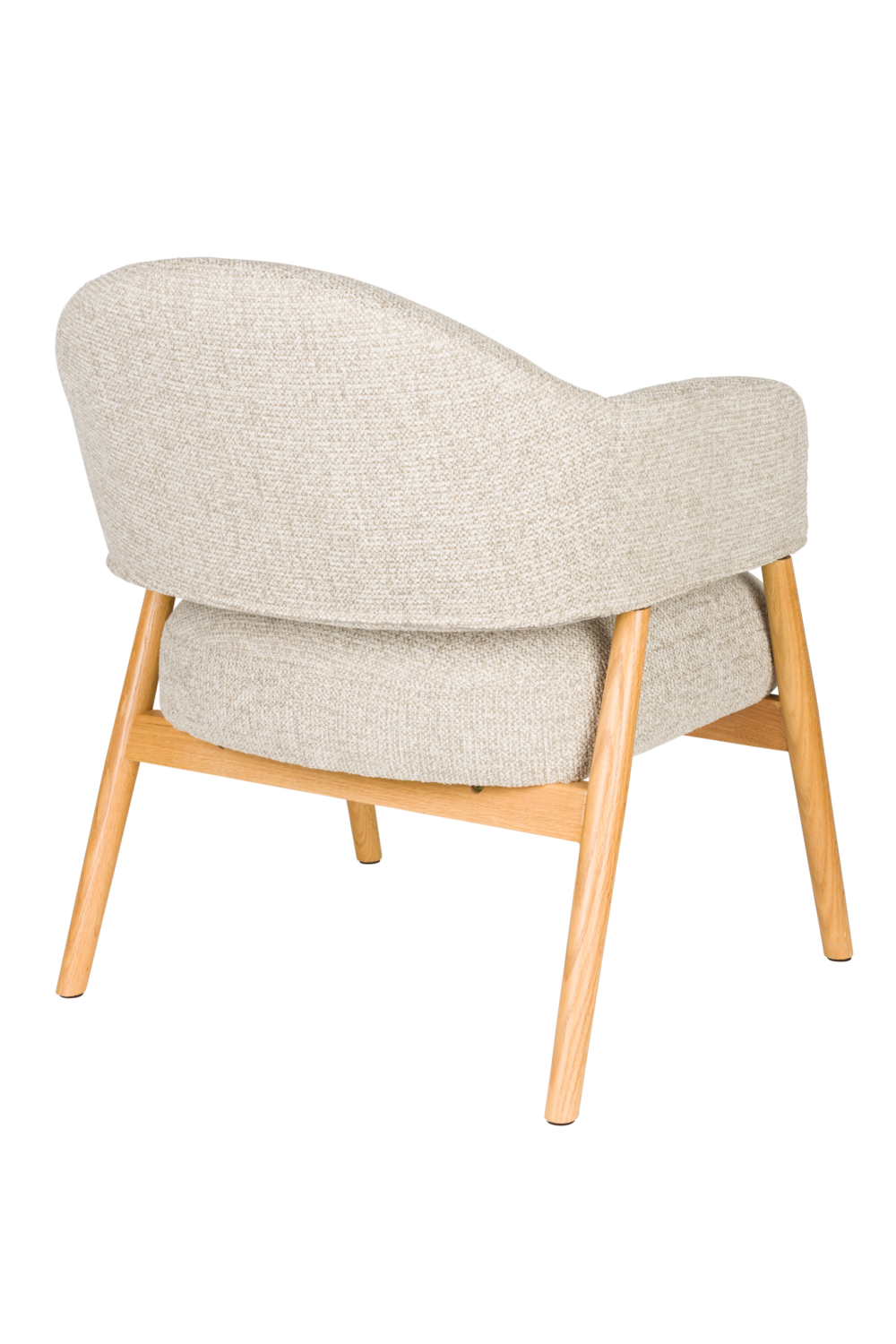 Oak Framed Lounge Chair | DF Indy | OROA.com