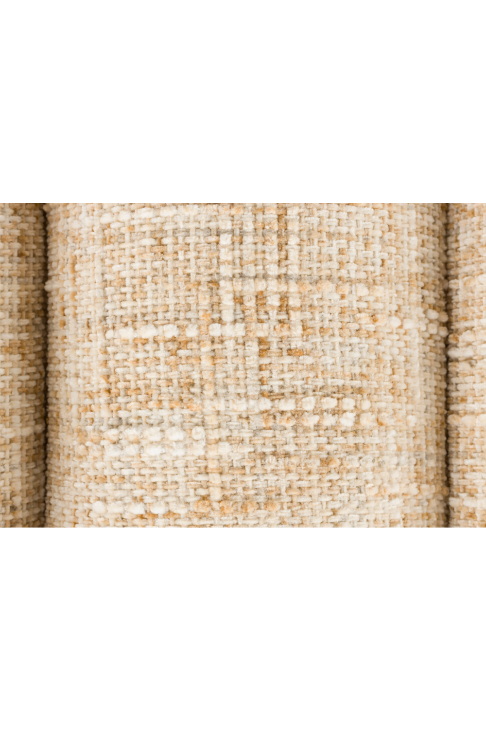 Beige Scalloped Bench | DF Jethro | OROA.com