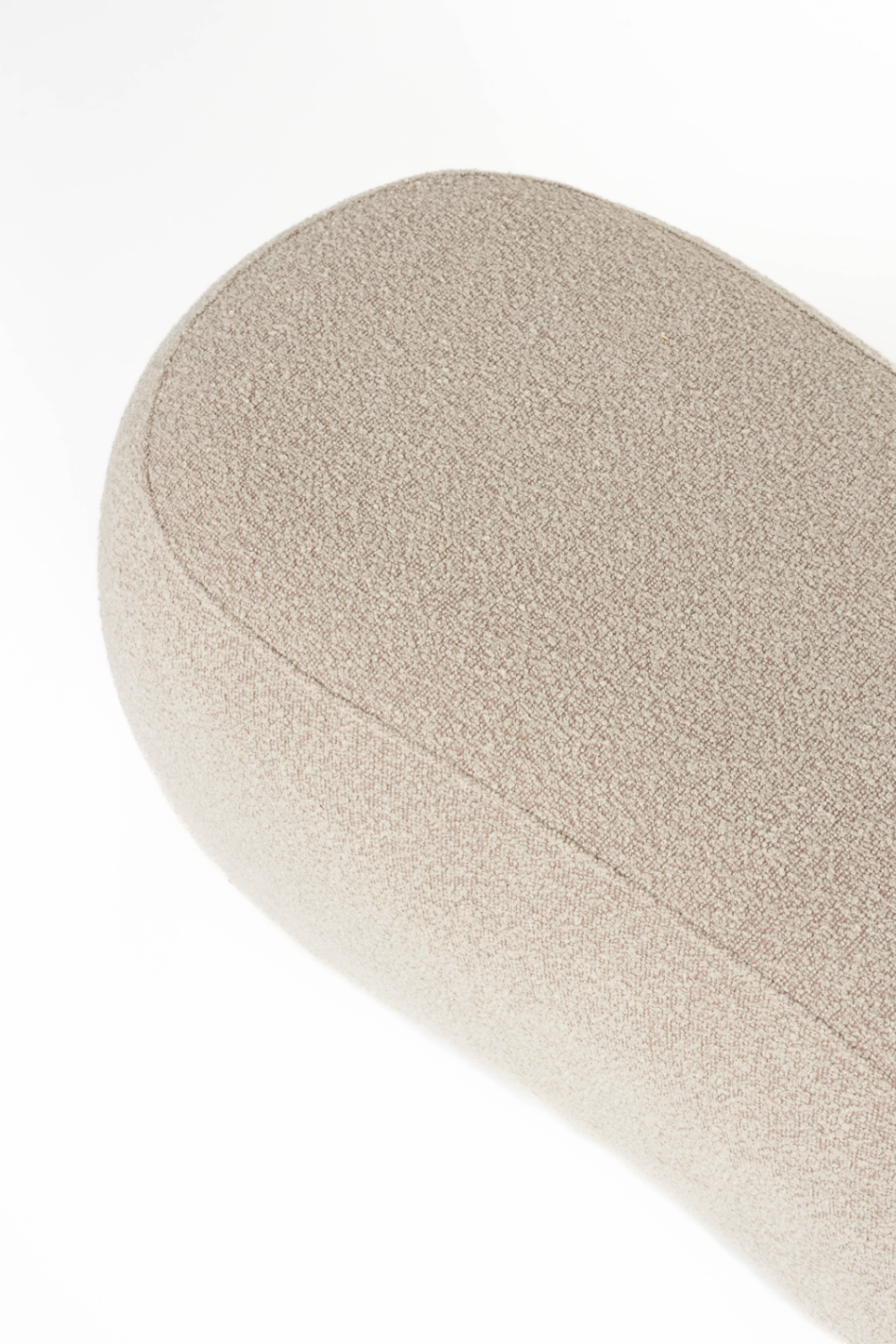 Beige Upholstered Ottoman | DF Noxx | OROA.com
