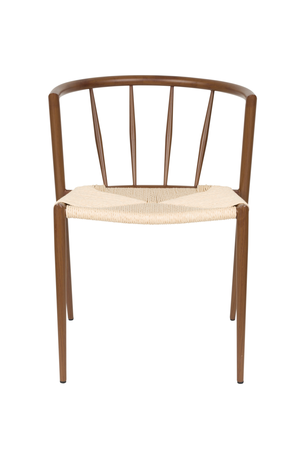 Woven Paper Seat Dining Chairs (2) | DF Che | Oroa.com