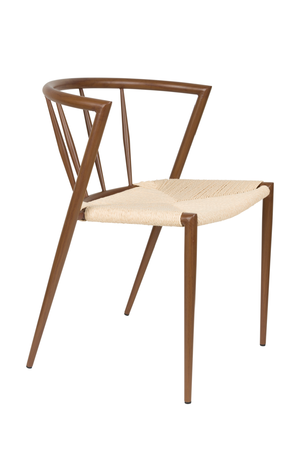 Woven Paper Seat Dining Chairs (2) | DF Che | Oroa.com