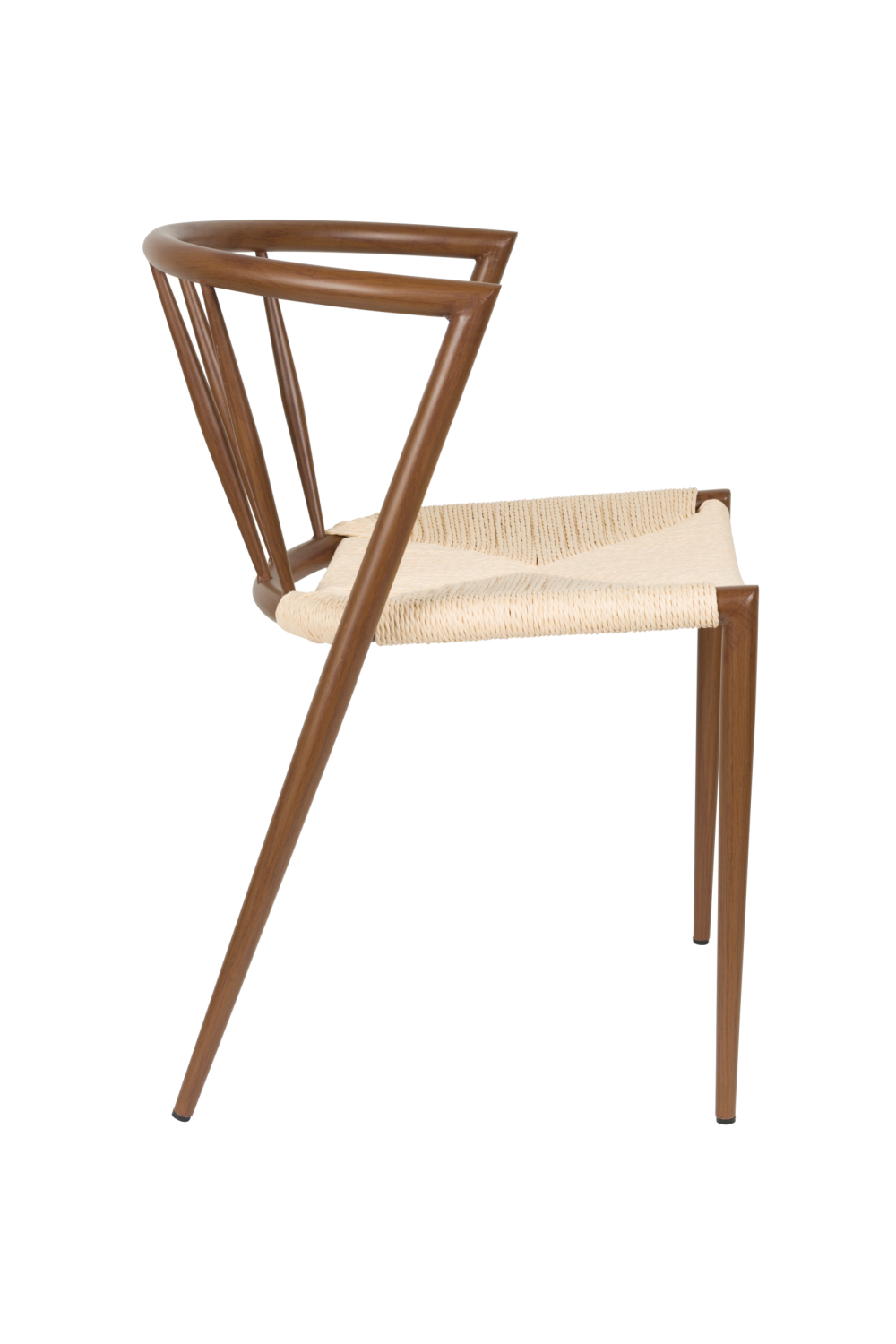 Woven Paper Seat Dining Chairs (2) | DF Che | Oroa.com