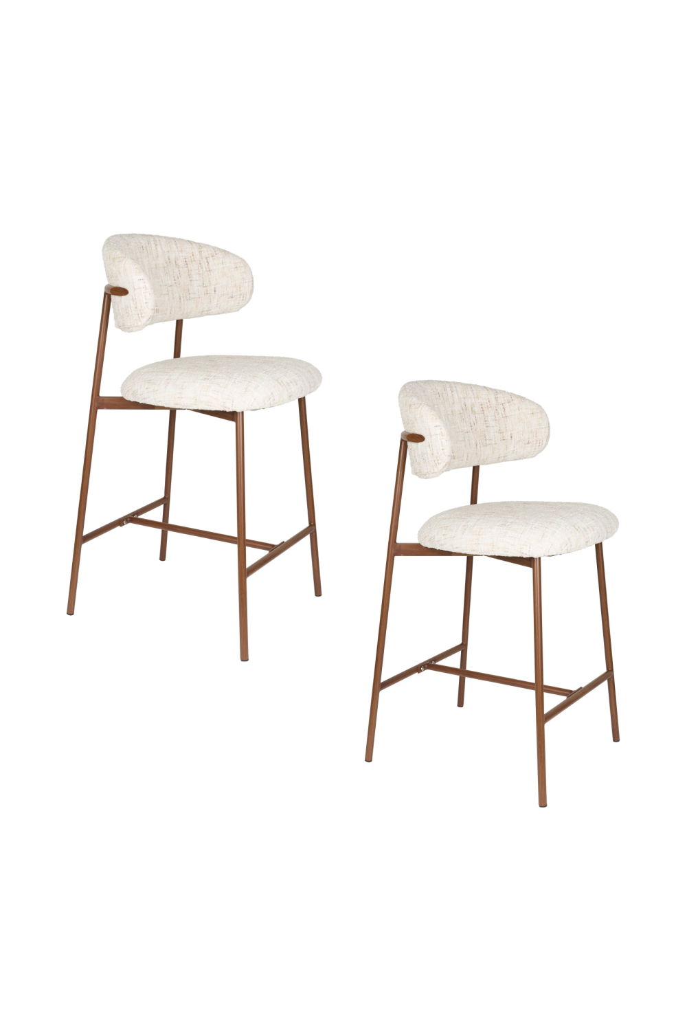 Iron-Framed Counter Stools (2) | DF Claes | Oroa.com