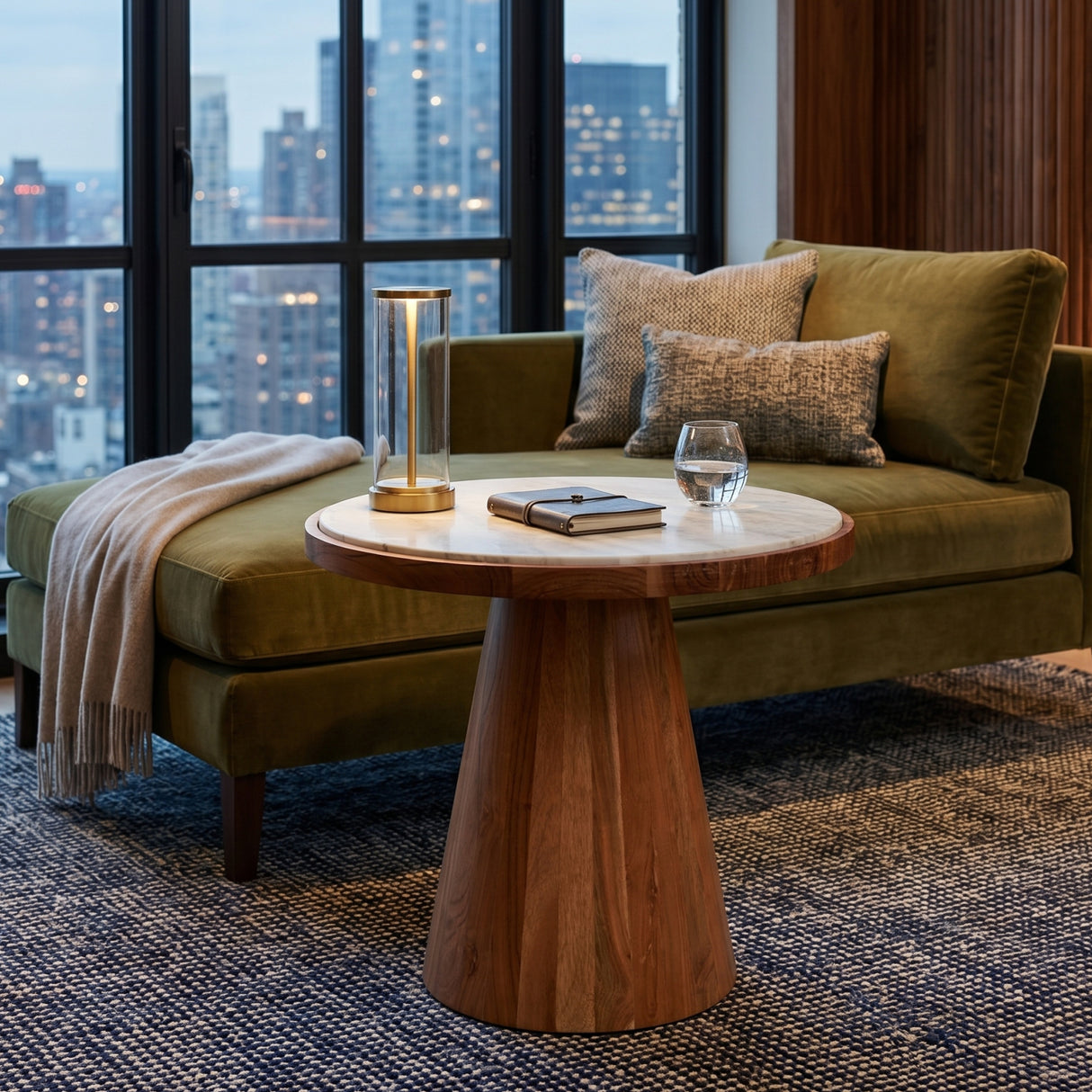 Modern European furniture - Round Marble Coffee Table - www.oroa.com | Oroa.com