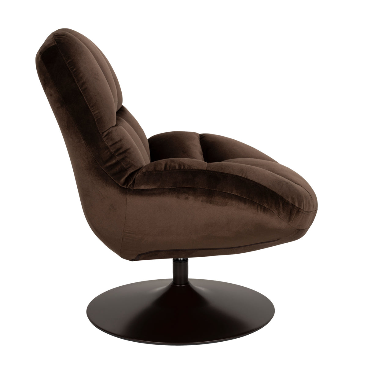 Modern European furniture - Velvet Swivel Lounge Chair - www.oroa.com | Oroa.com