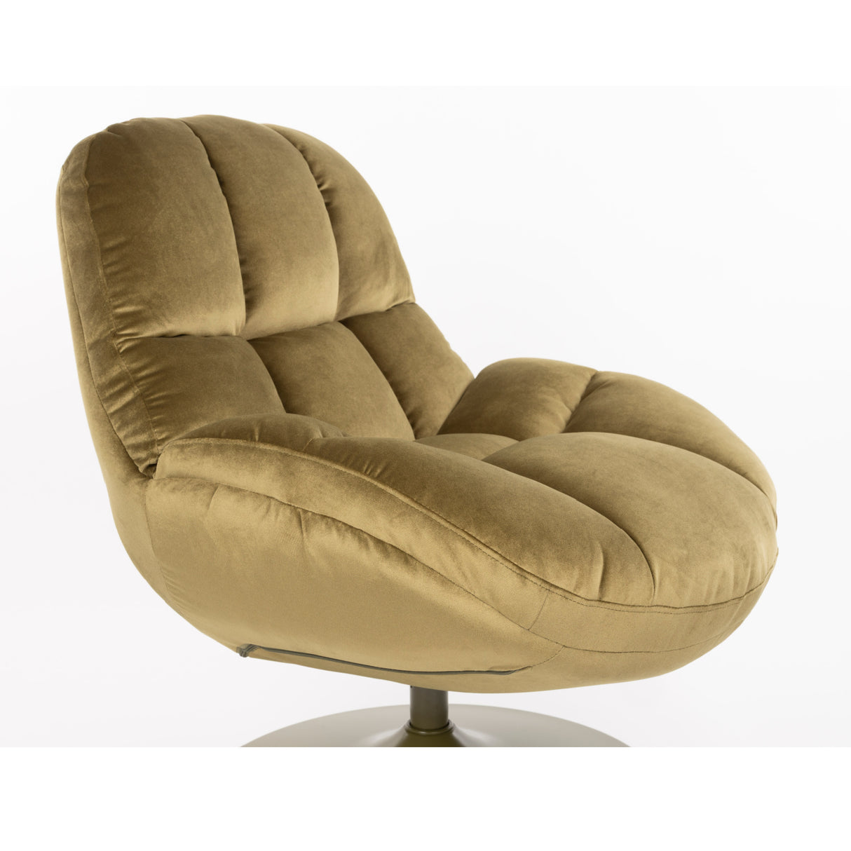 Modern European furniture - Velvet Swivel Lounge Chair - www.oroa.com | Oroa.com