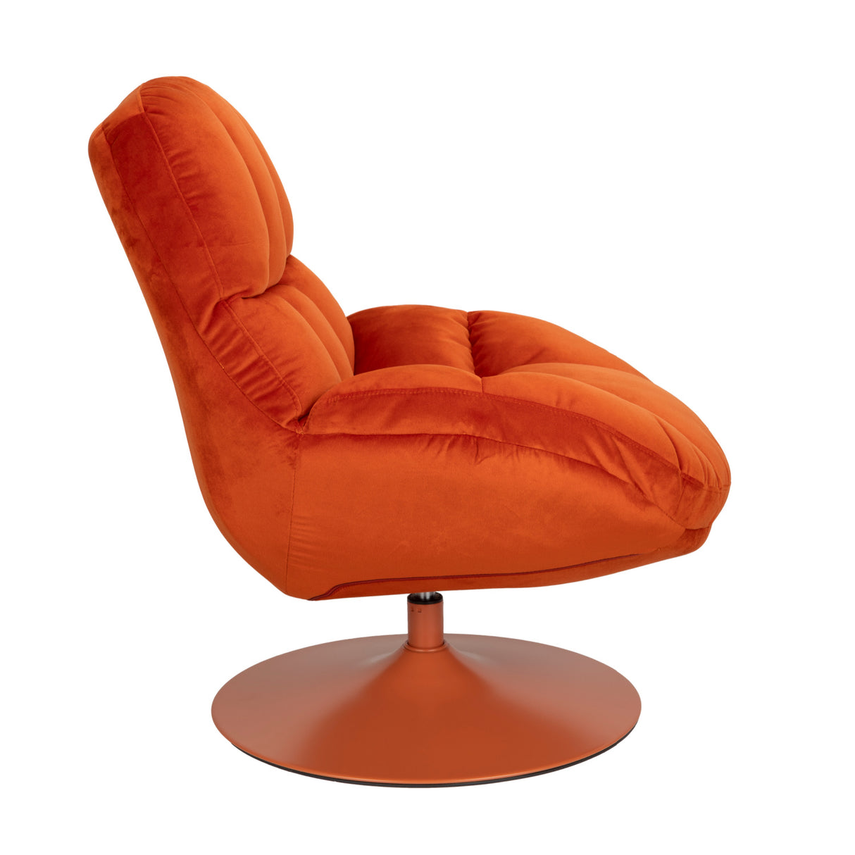 Modern European furniture - Velvet Swivel Lounge Chair - www.oroa.com | Oroa.com