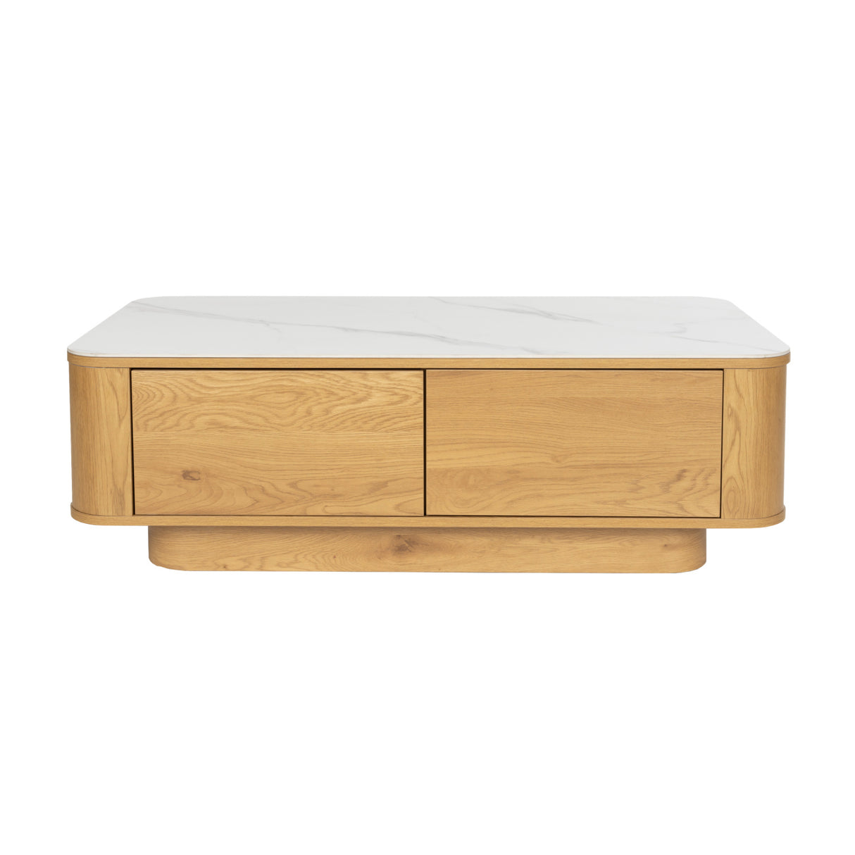 Modern European furniture - Wooden 2-Door Coffee Table - www.oroa.com | Oroa.com