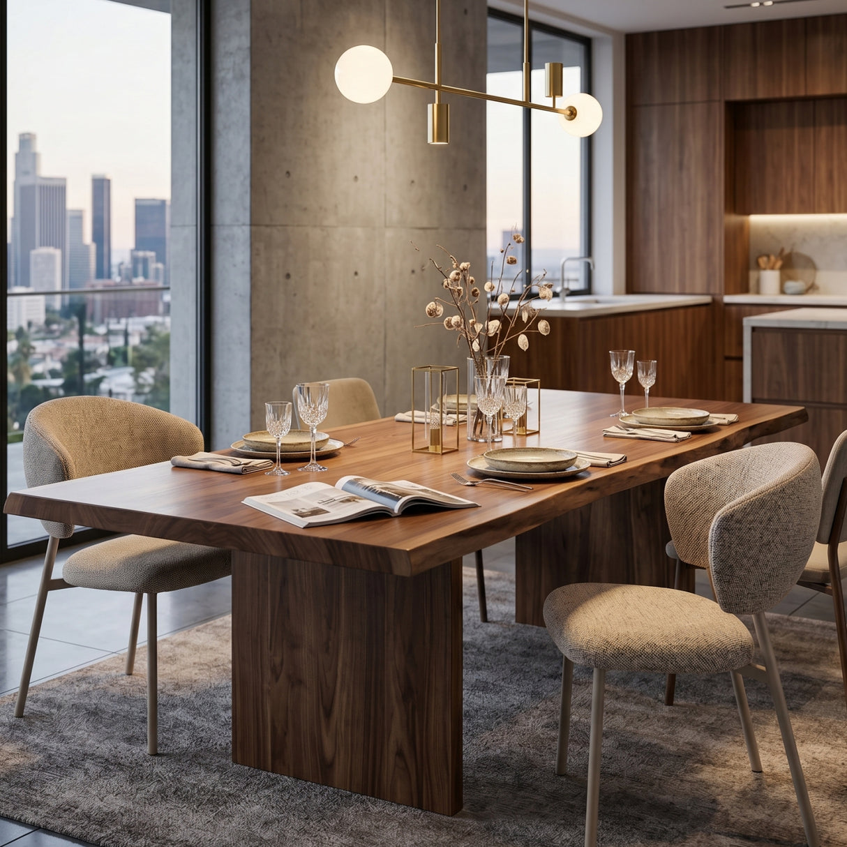 Modern European furniture - Curved Back Dining Chairs (2) - www.oroa.com | Oroa.com