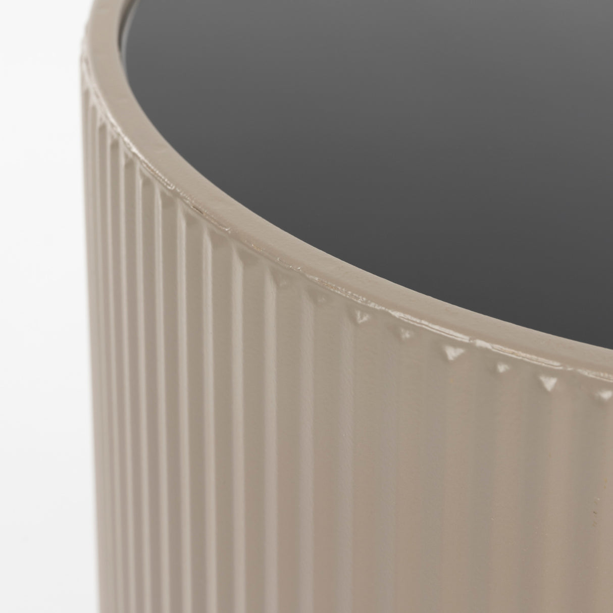 Modern European furniture - Black Smoked Glass Side Table - www.oroa.com | Oroa.com