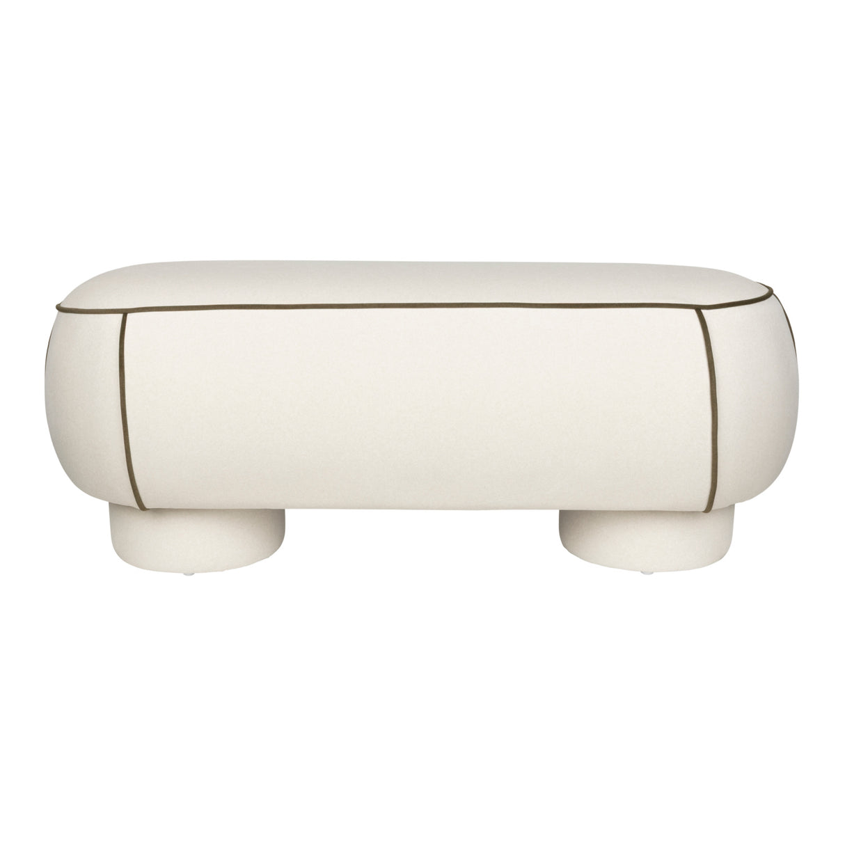 Modern European furniture - Fabric Upholstered Bench L - www.oroa.com | Oroa.com