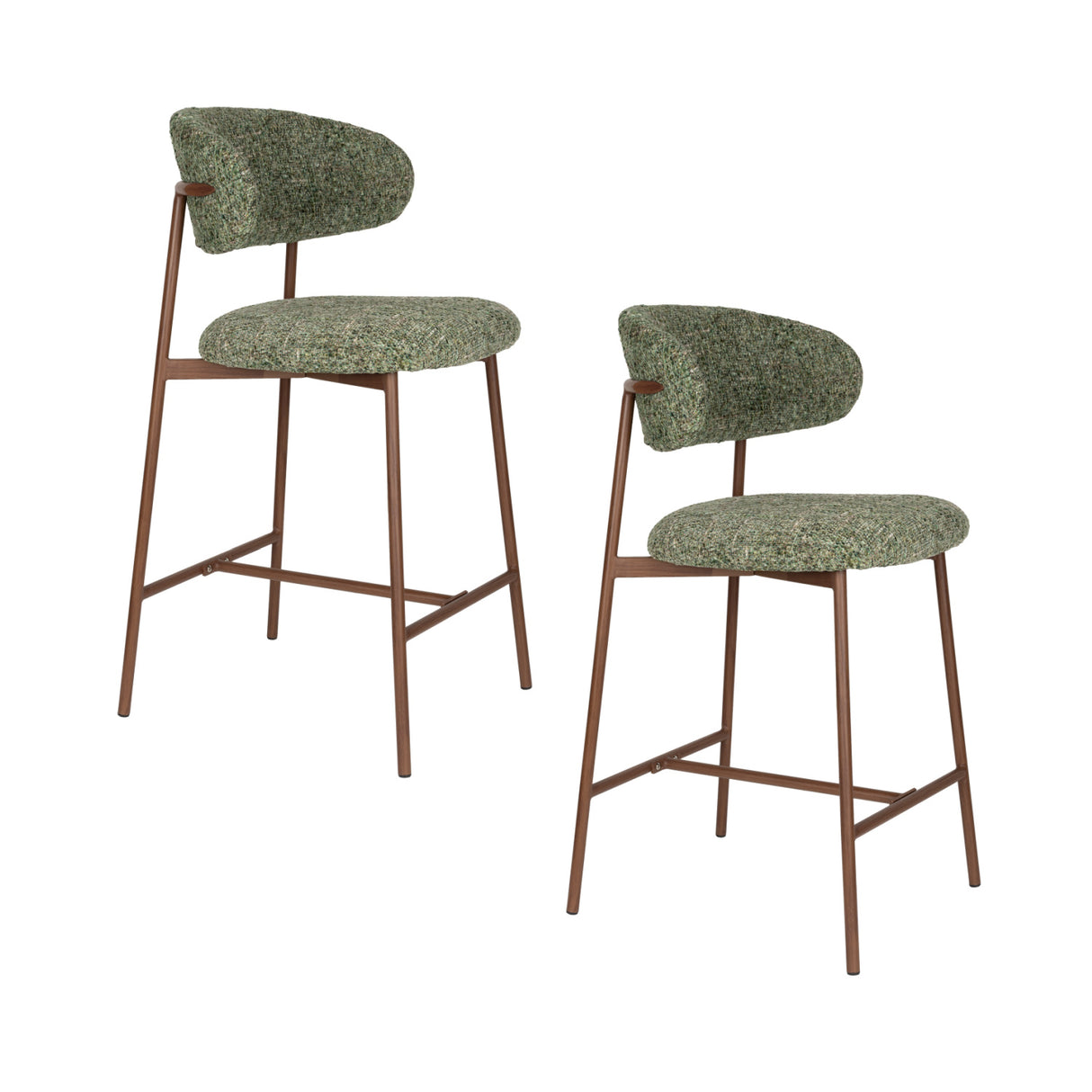 Modern European furniture - Iron-Framed Counter Stools (2) - www.oroa.com | Oroa.com