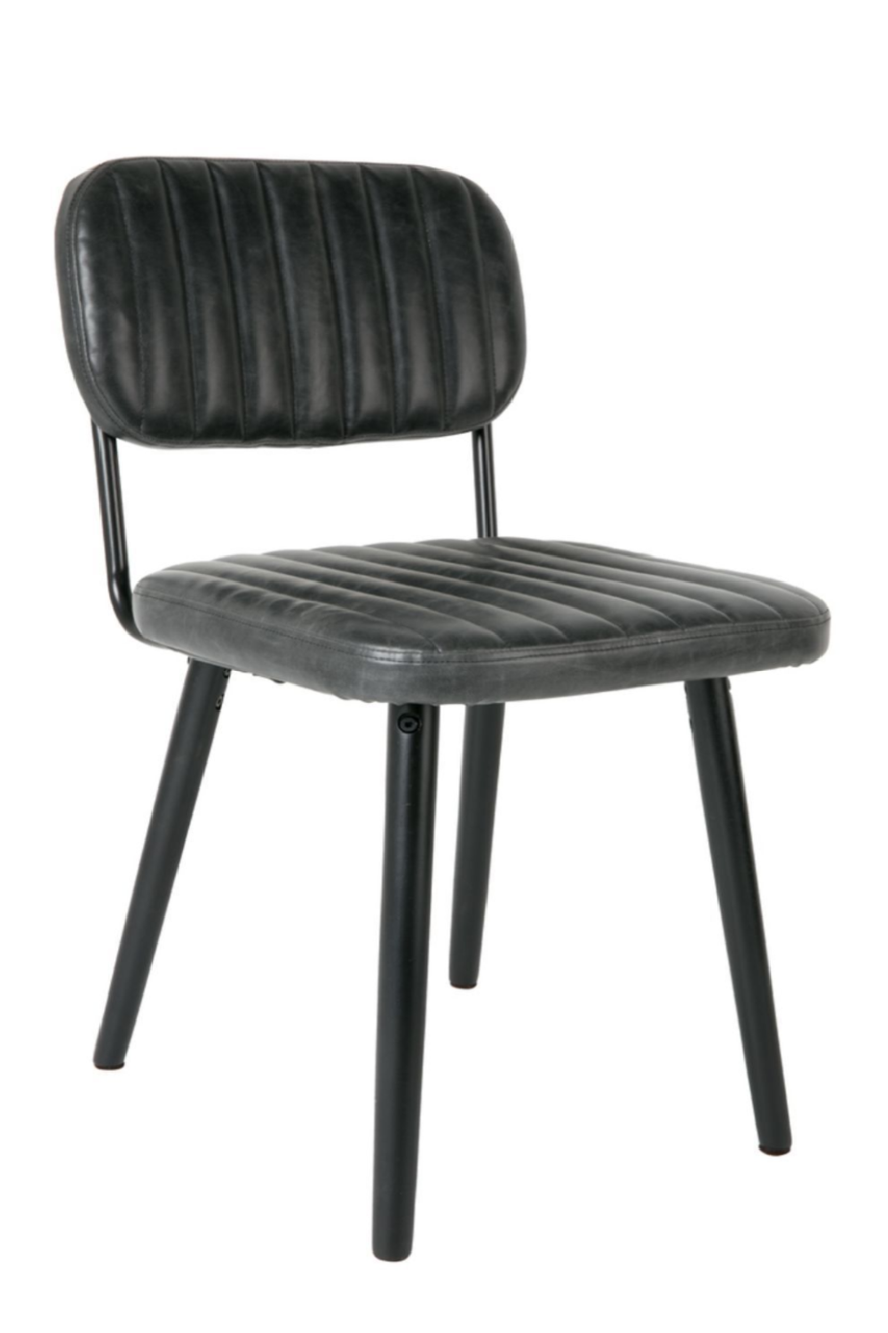 Channeled Leather Dining Chair | DF Jake | Oroa.com