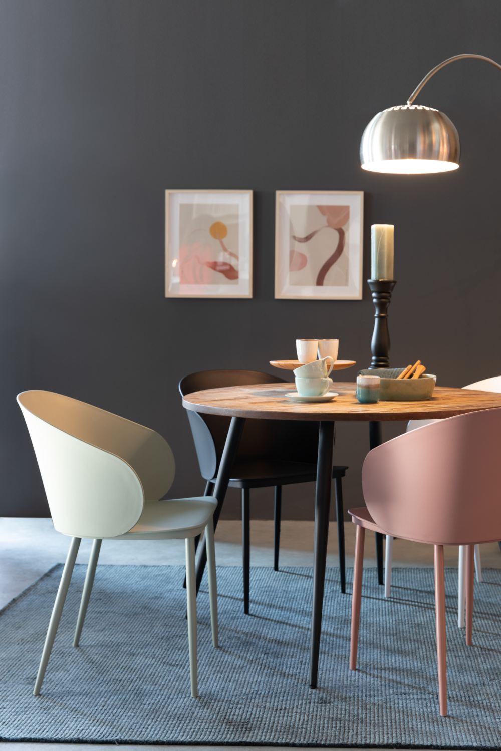 Curved Back Dining Chairs (2) | DF Gigi | Oroa.com