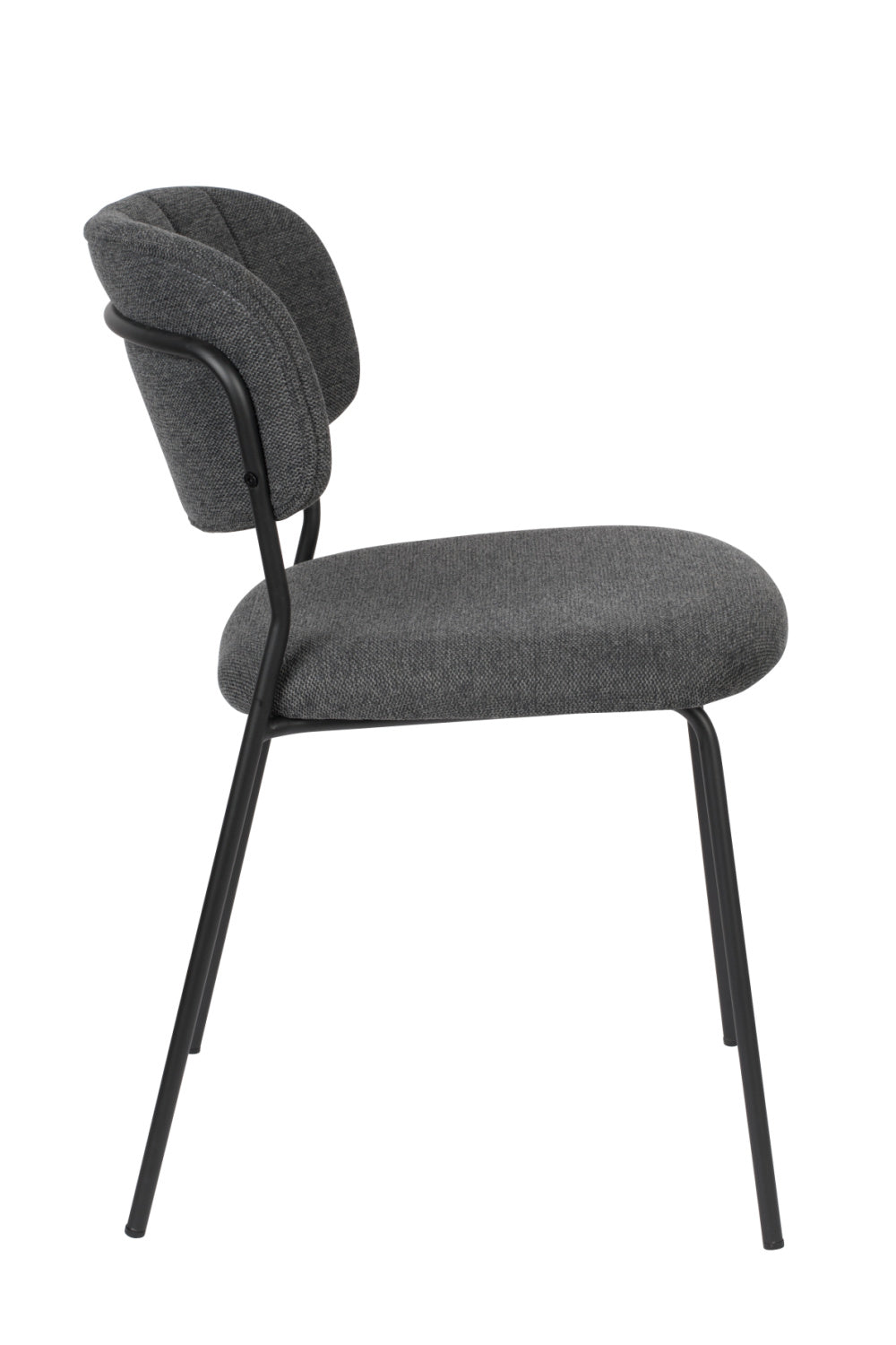 Minimalist Upholstered Dining Chairs (2) | DF Jolien | OROA.com