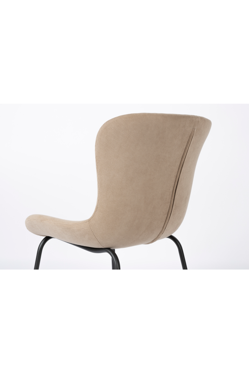 Upholstered Minimalist Dining Chairs (2) | DF Junzo | OROA.com