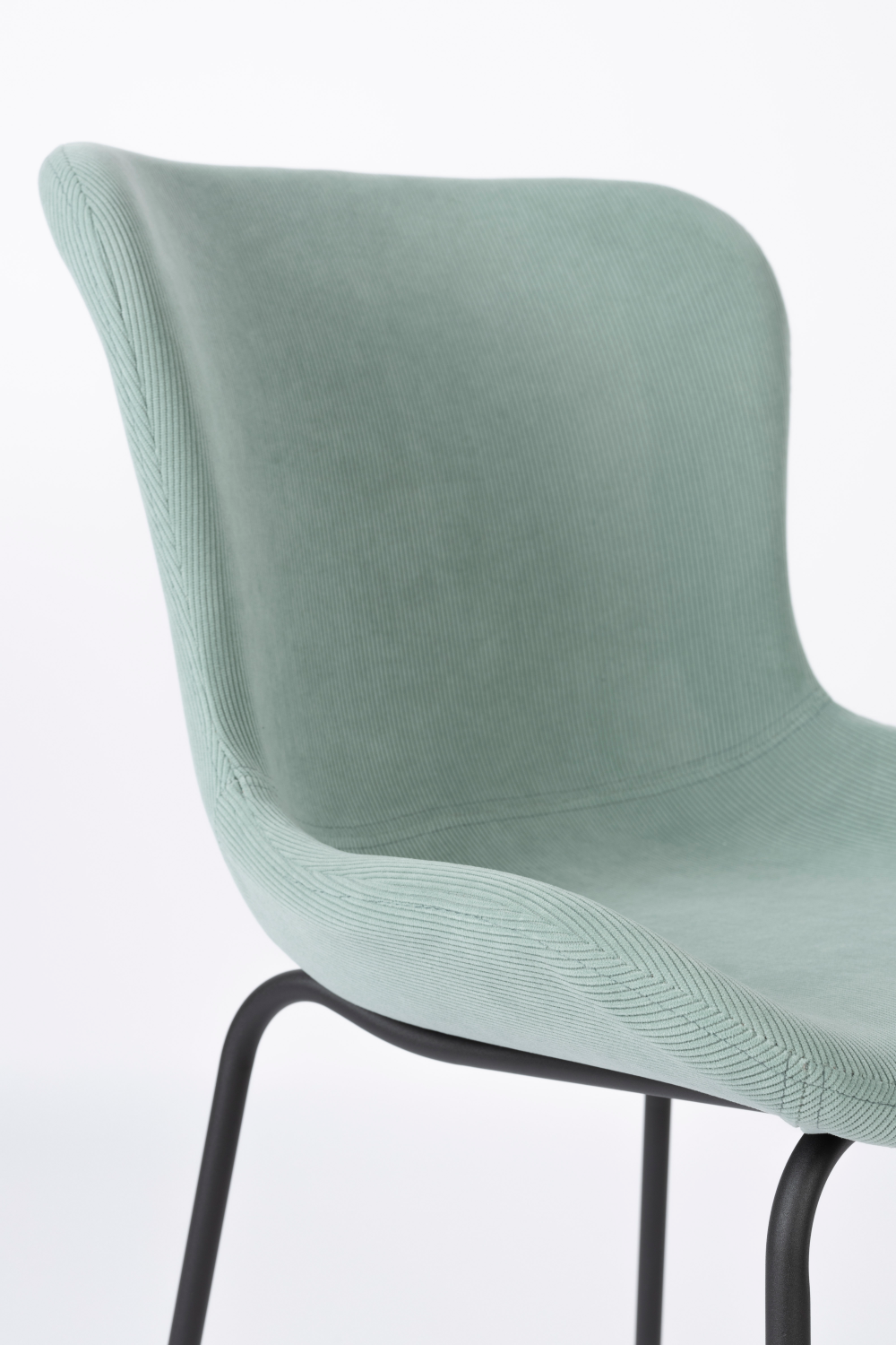 Upholstered Minimalist Dining Chairs (2) | DF Junzo | OROA.com