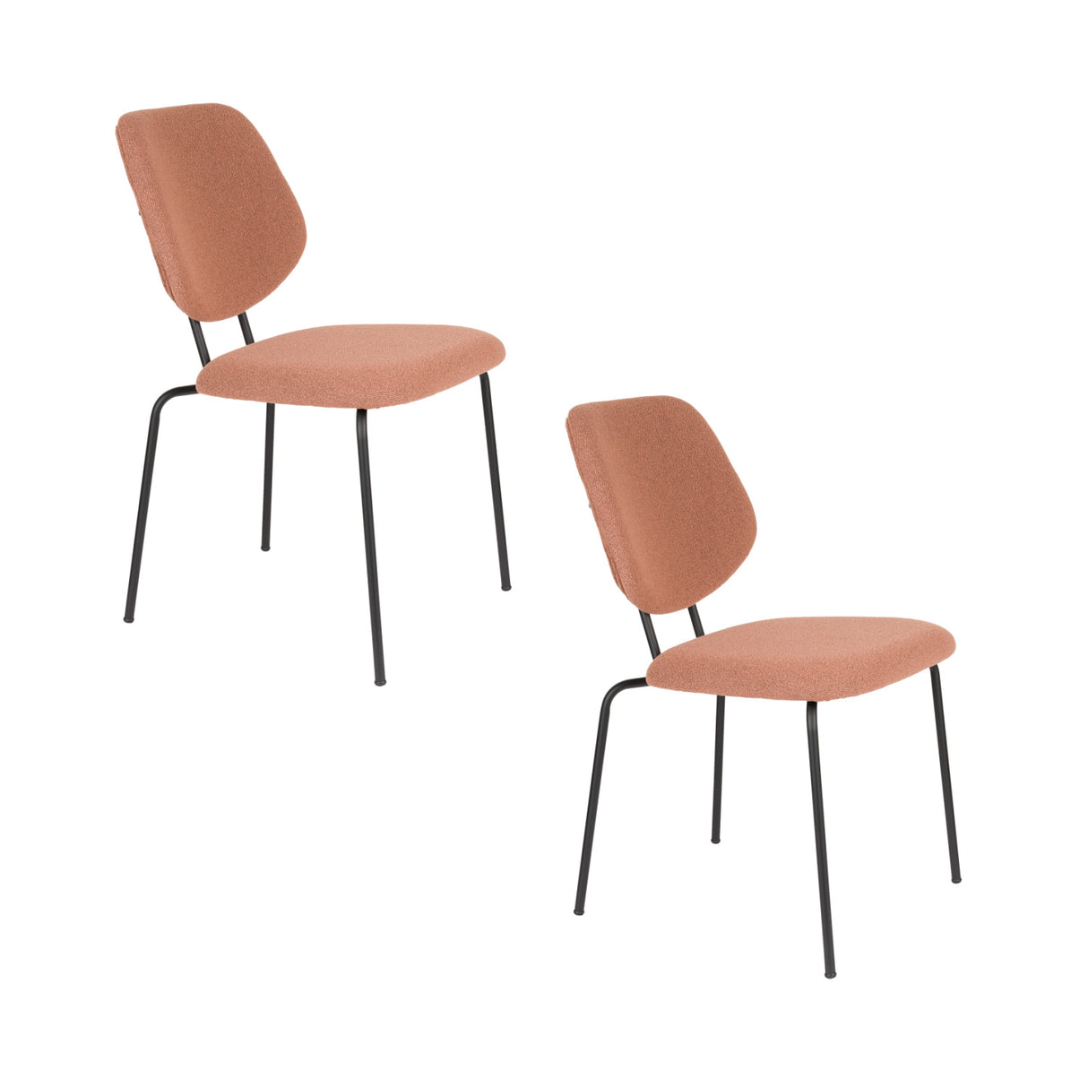 Modern European furniture - Metal Framed Dining Chairs (2) - www.oroa.com | Oroa.com