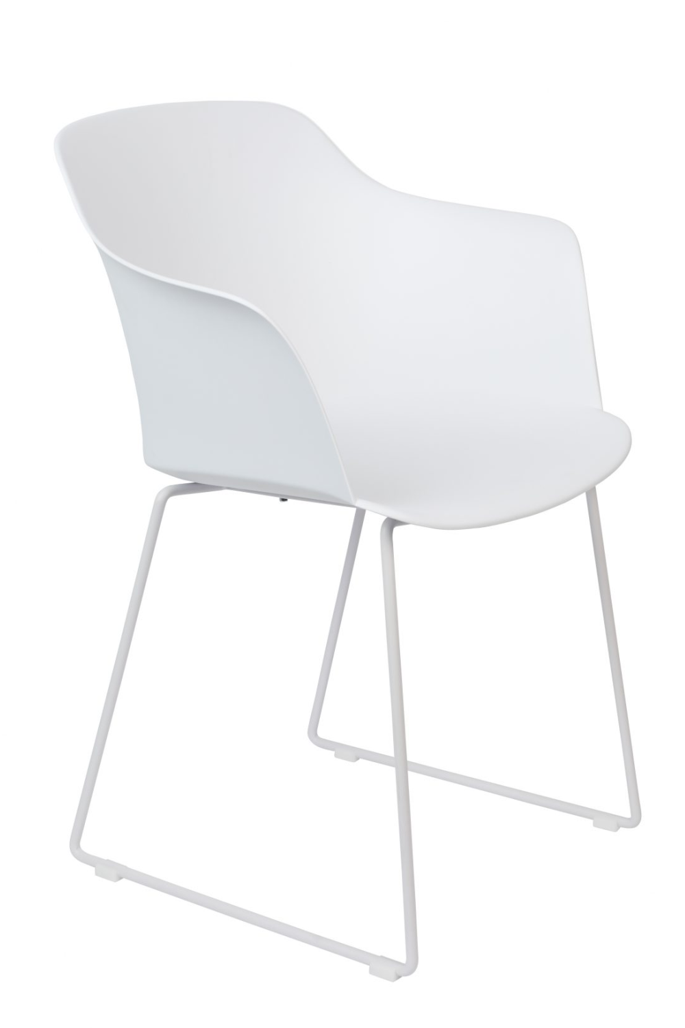 White Contemporary Dining Chairs (2) | DF Tango | Oroatrade.com
