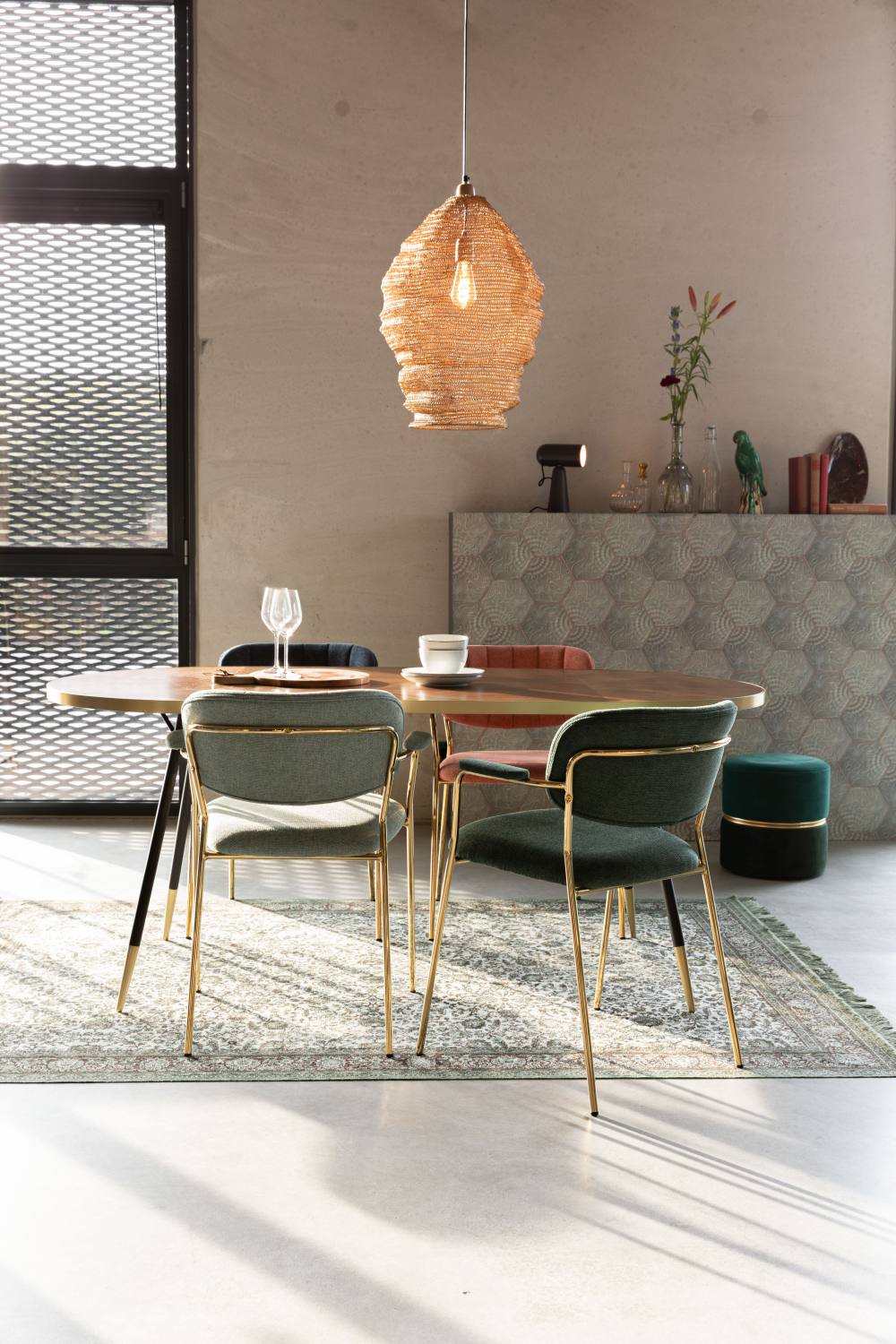 Upholstered Industrial Armchairs (2) | DF Jolien | OROA.com