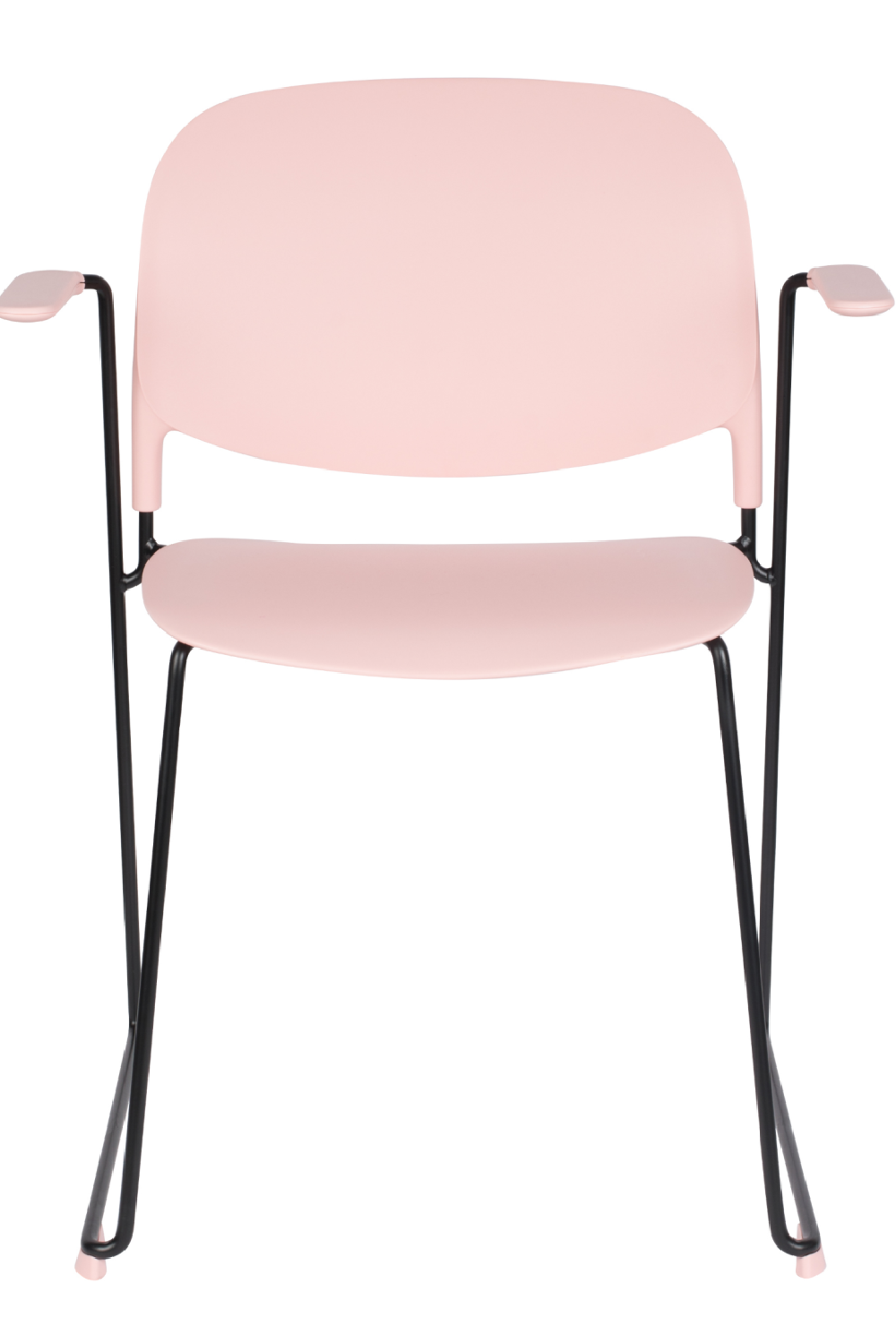 Pink Dining Chairs With Arms (4) | DF Stacks | OROA.com