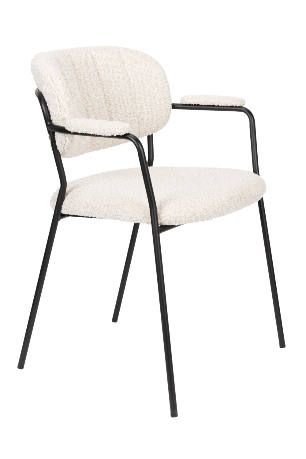 Bouclé Upholstered Armchairs (2) | DF Jolien | OROA.com