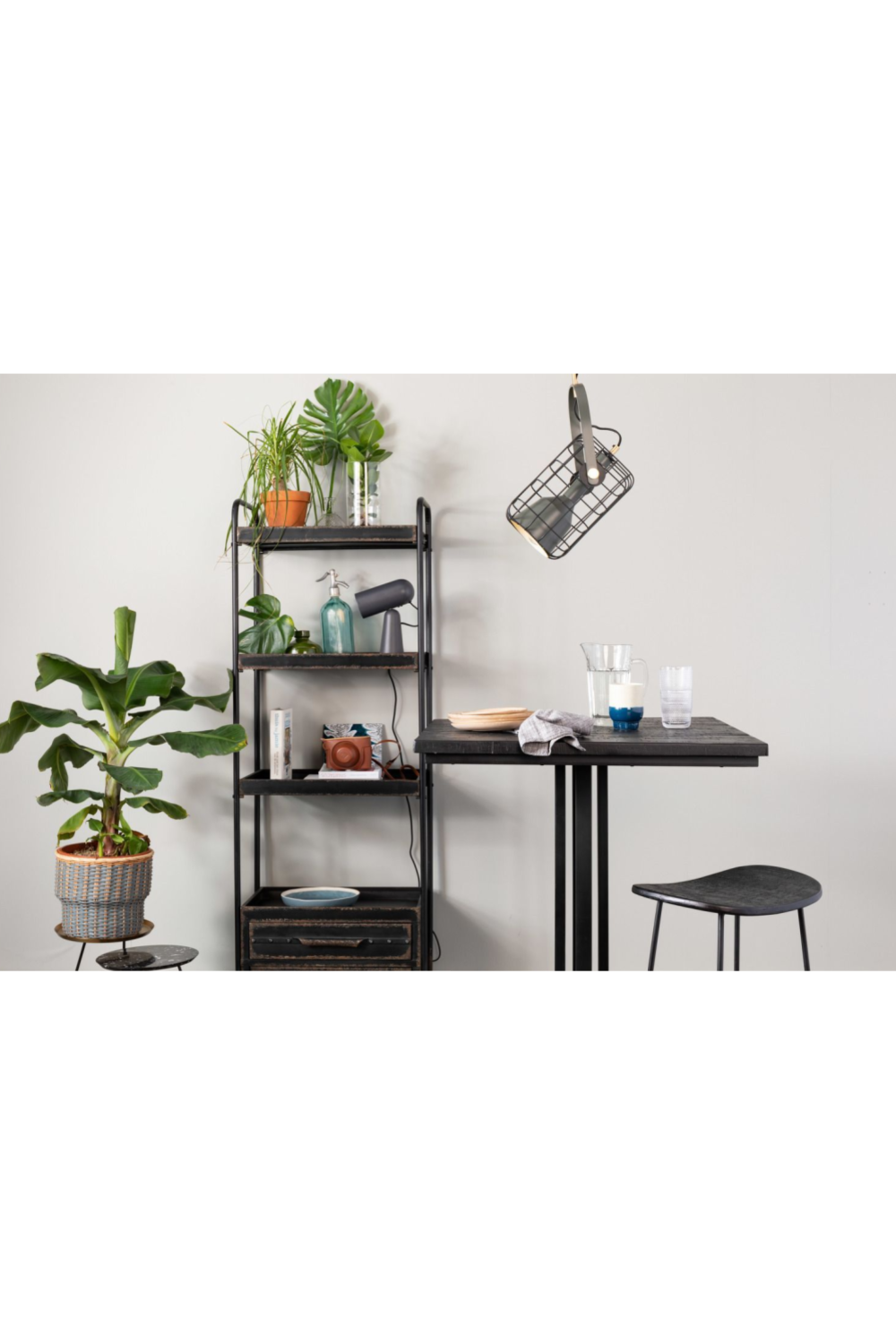 Black Saddle Counter Stool | DF Tangle | OROA.com