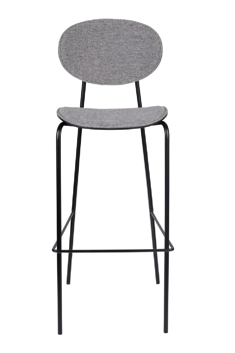 Gray Upholstered Barstools (2) | DF Donny | OROA.com