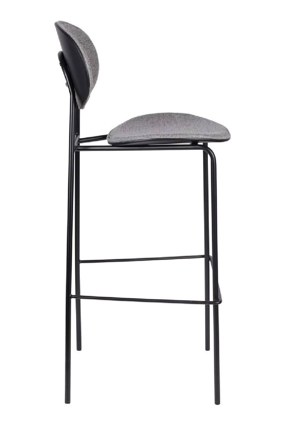 Gray Upholstered Barstools (2) | DF Donny | OROA.com