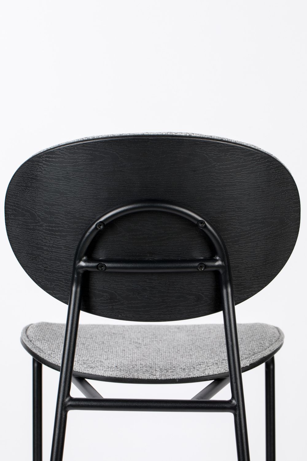 Gray Upholstered Barstools (2) | DF Donny | OROA.com