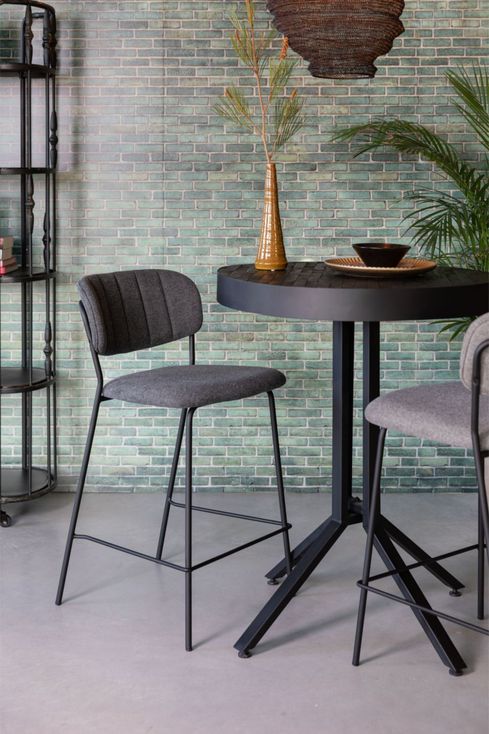 Upholstered Counter Stools (2) | DF Jolien | Oroa.com