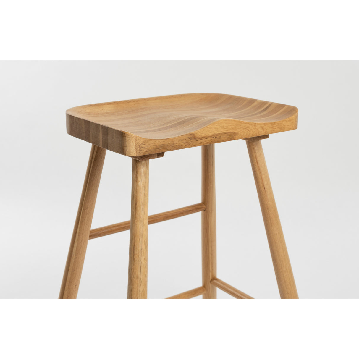 Modern European furniture - Oak Wood Counter Stool - www.oroa.com | Oroa.com