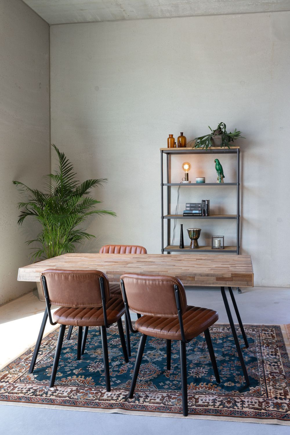 Recycled Teak Dining Table - S | DF Suri | OROA.com