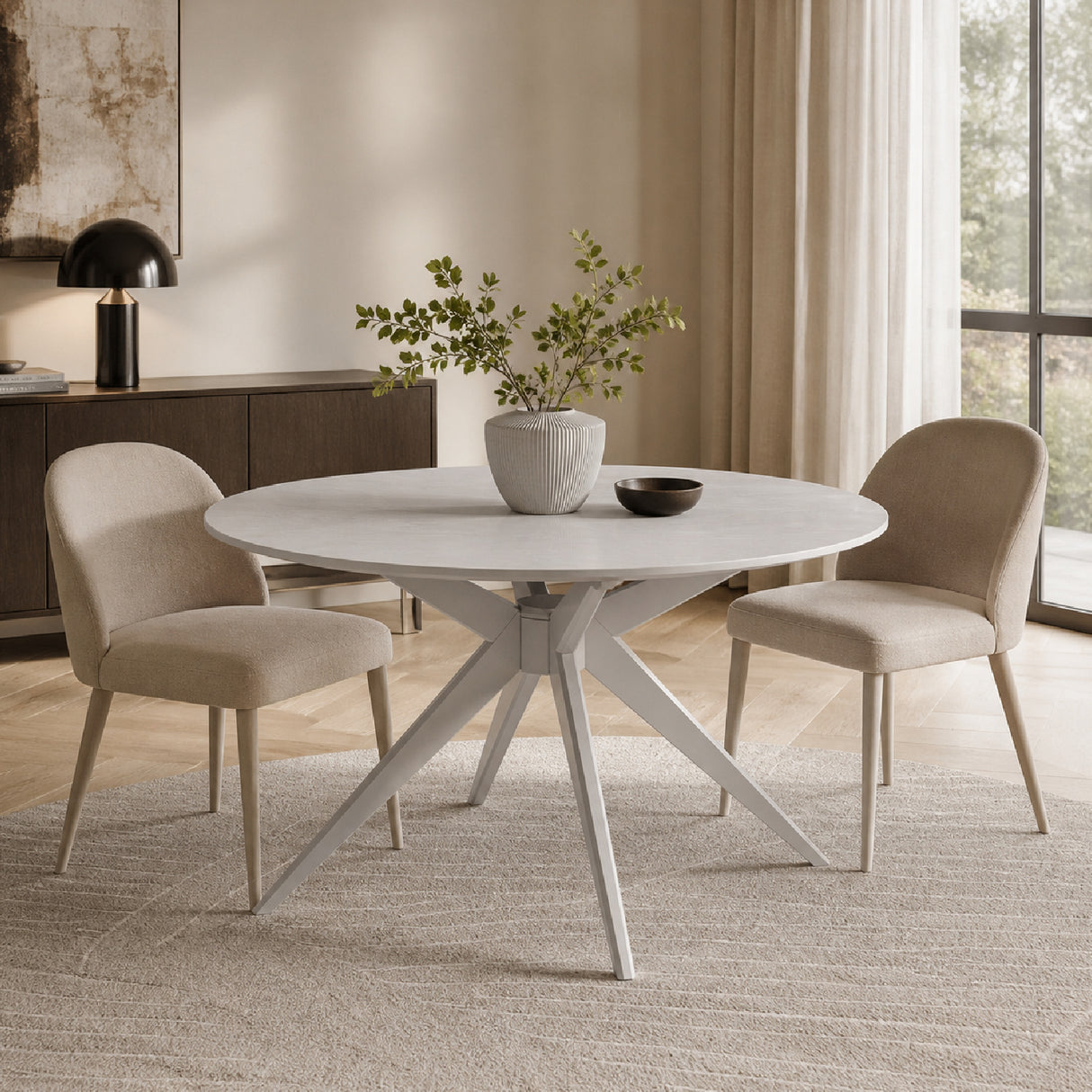 Modern European furniture - Ash Veneer Dining Table - www.oroa.com | Oroa.com