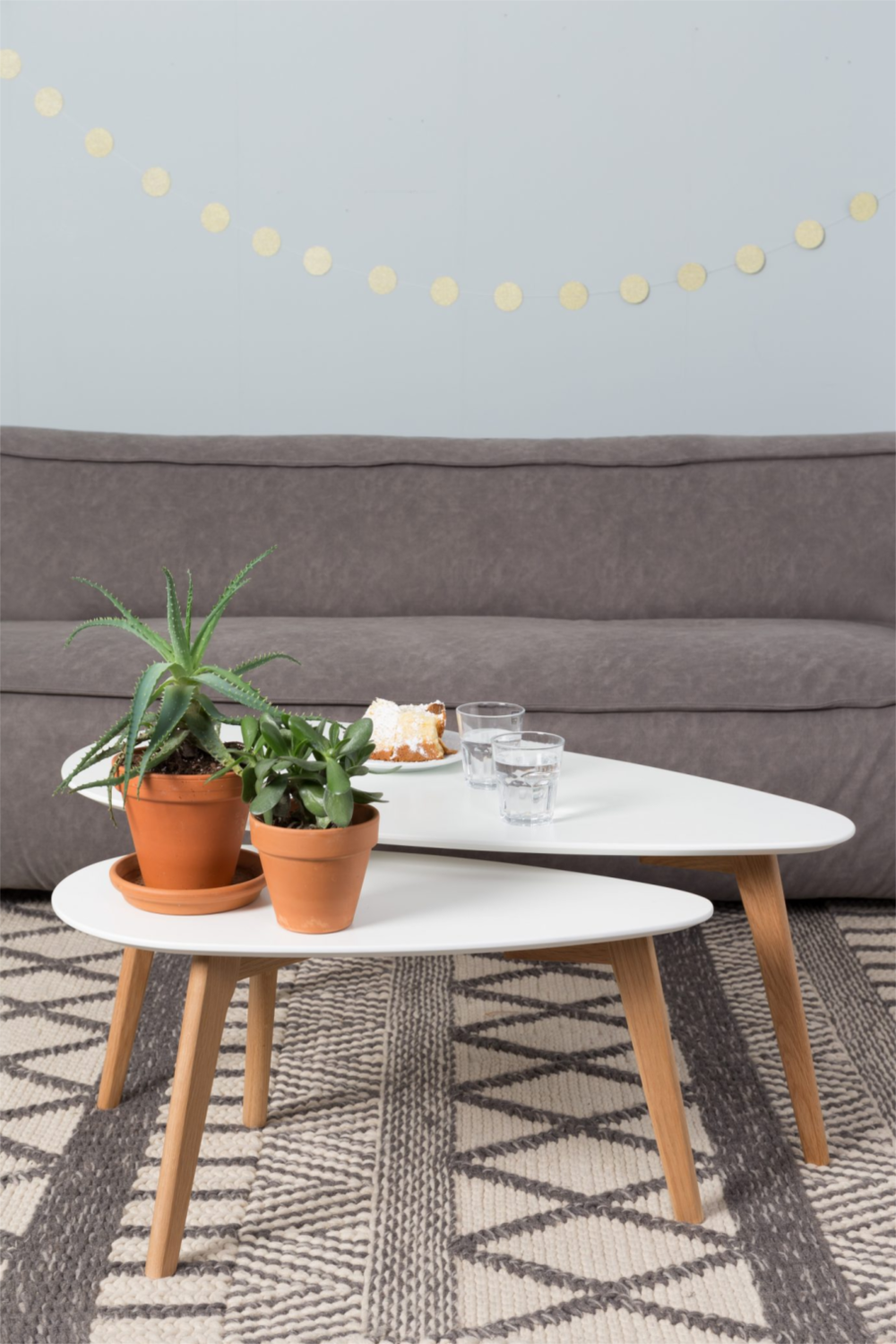 White Nesting End Tables | DF Drop | OROA.com