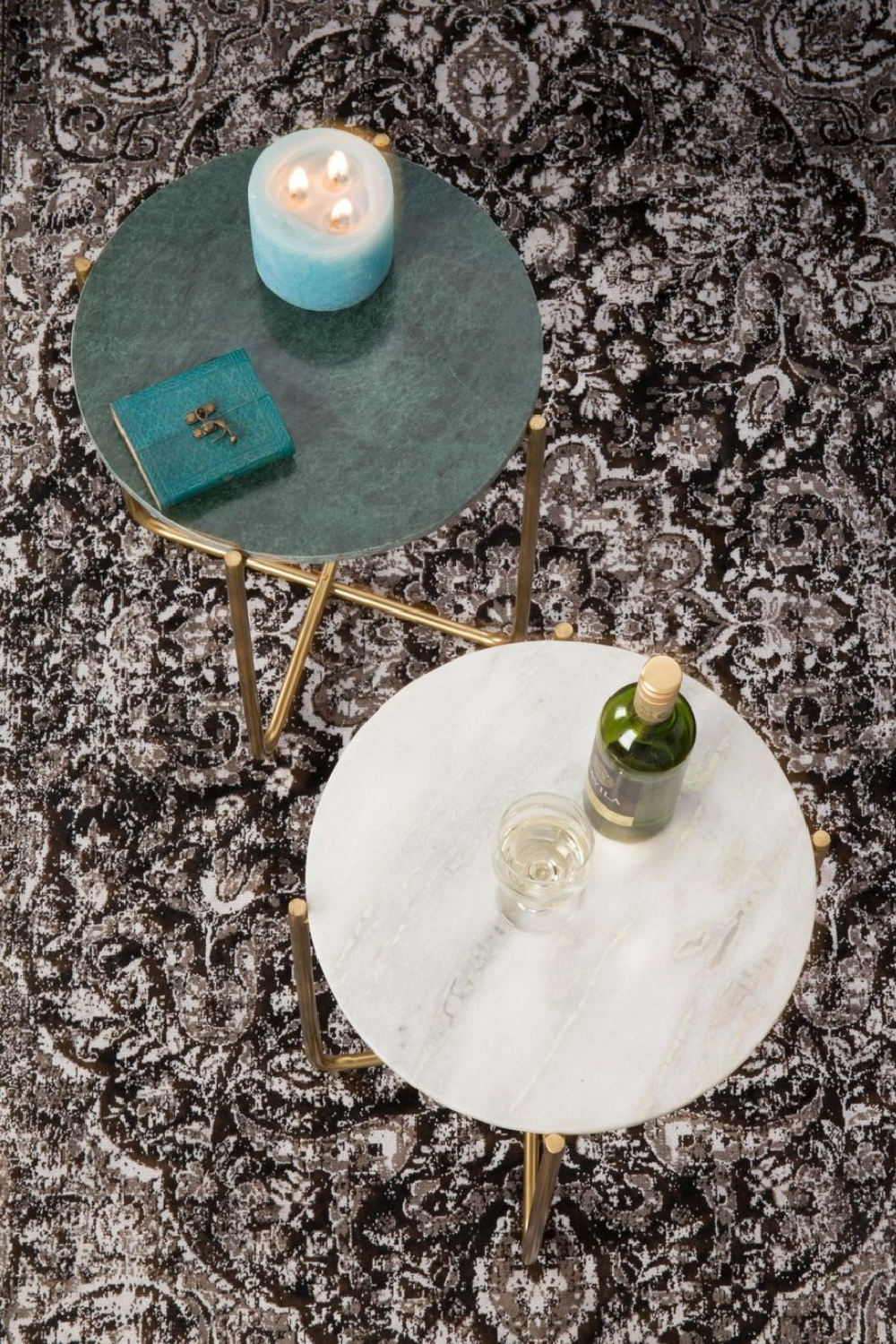 Marble Side Table | DF Timpa | Oroa.com