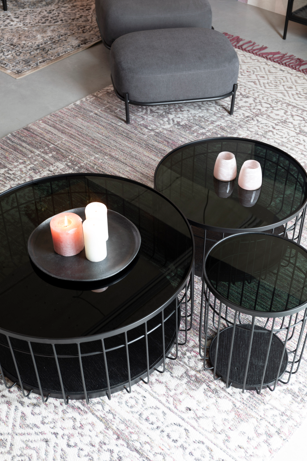 Black Industrial Coffee Table | DF Lance | OROA.com