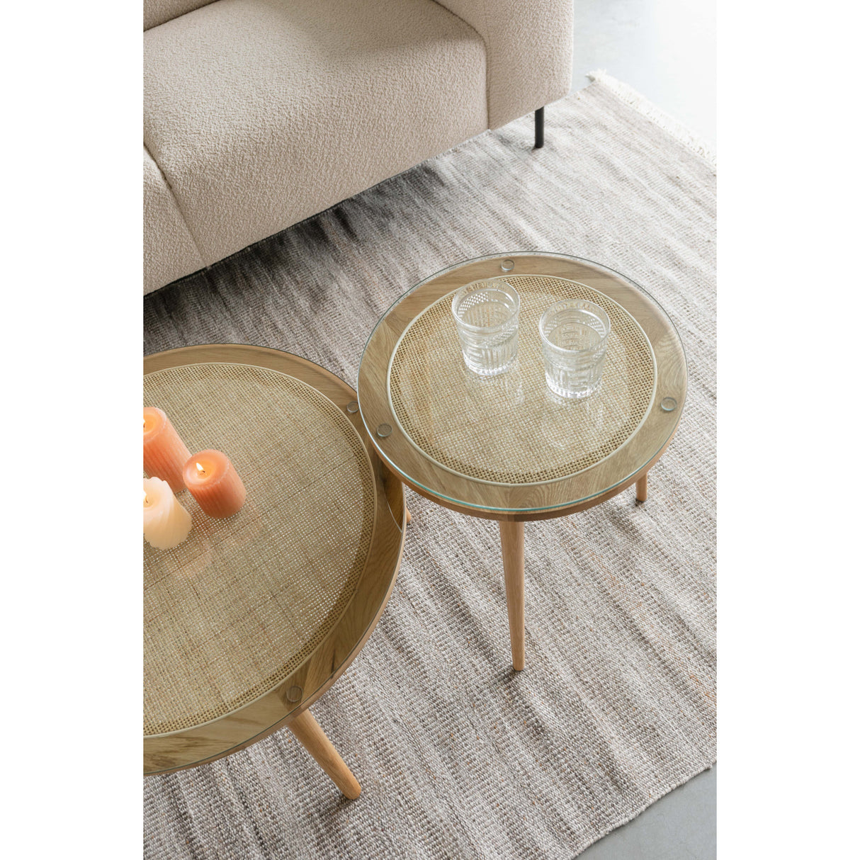 Modern European furniture - Round Oak Coffee Table - www.oroa.com | Oroa.com