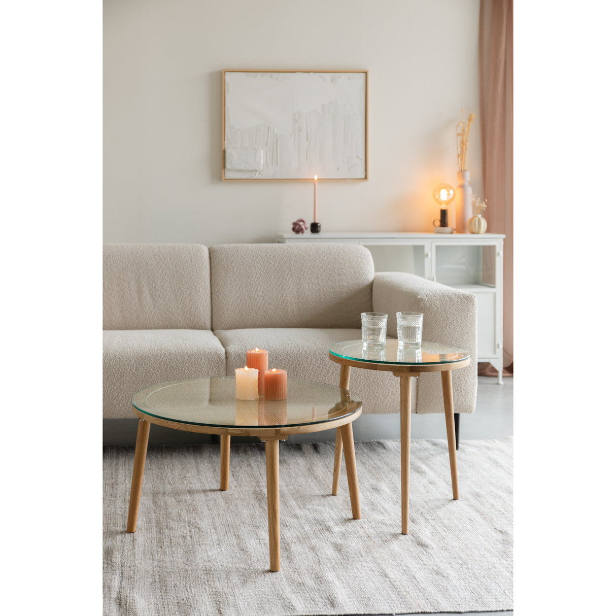 Modern European furniture - Round Oak Coffee Table - www.oroa.com | Oroa.com