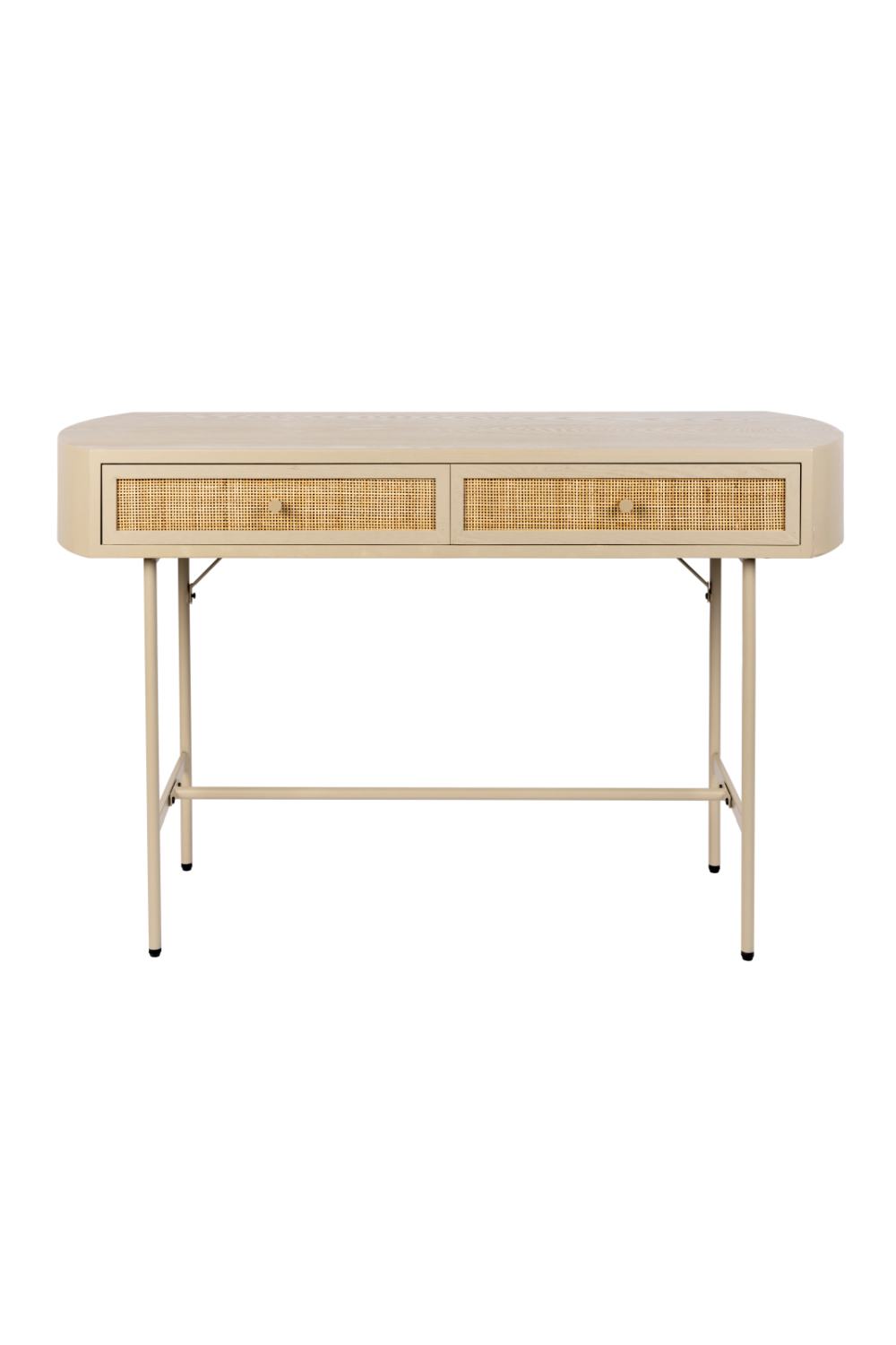 Beige Console Table With Drawers | DF Amaya | OROA.com